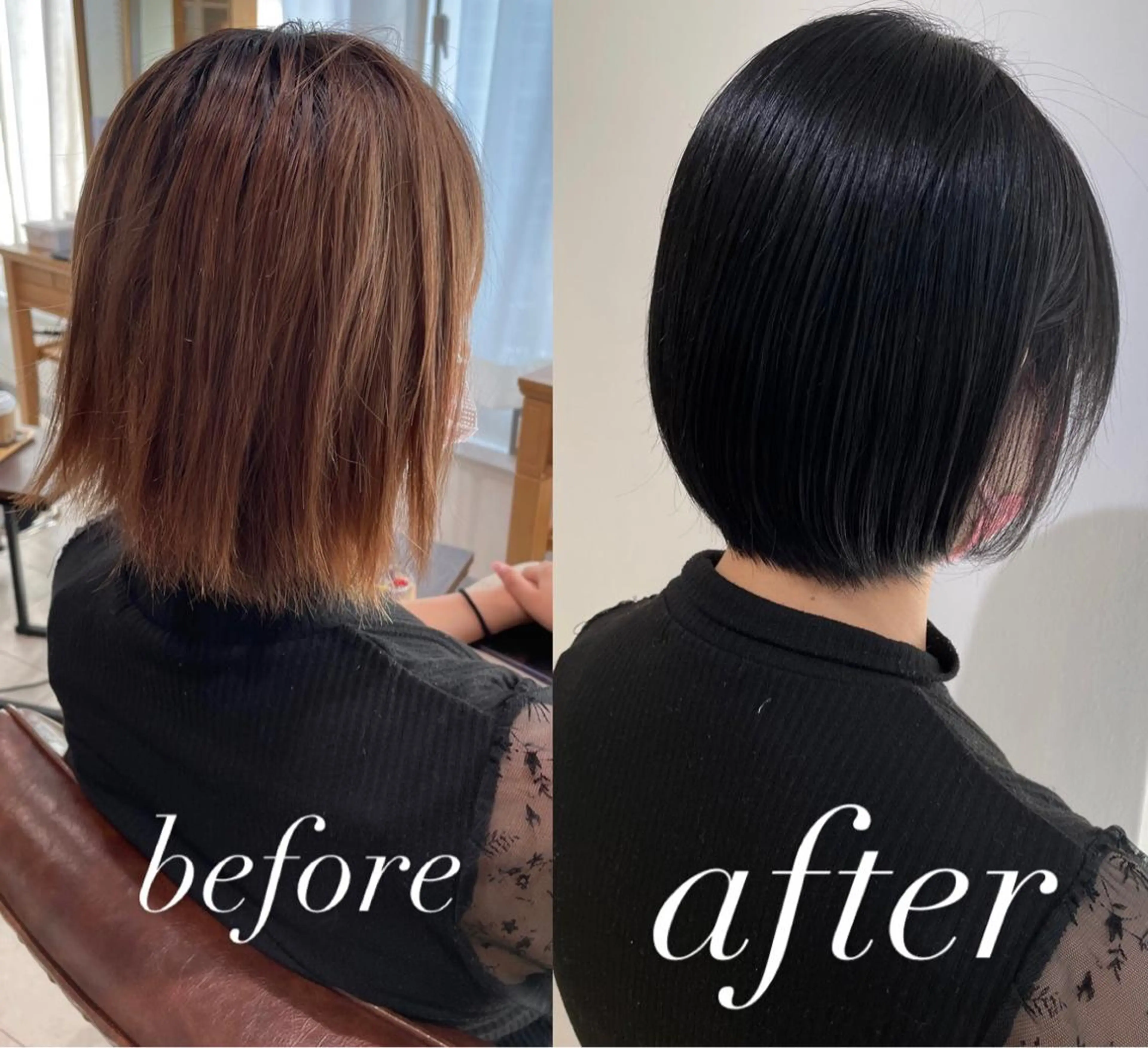 ショート カラー カット ヘアカラー トリートメント 過去一の柔髪ヘア 🌿einshairのヘアスタイル