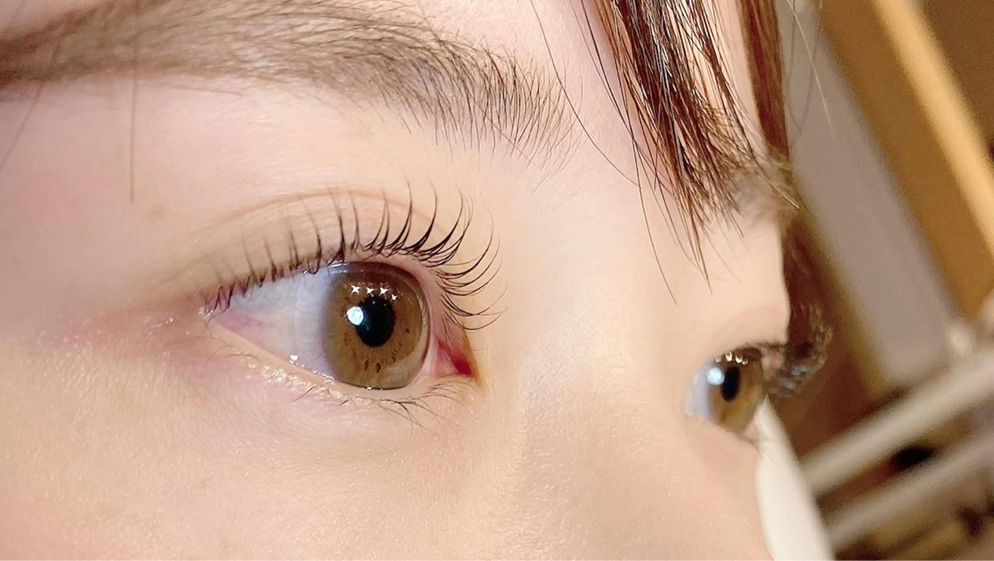 【目力- ̗̀up ̖́-】次世代まつ毛パーマ💚コーティング仕上げの写真