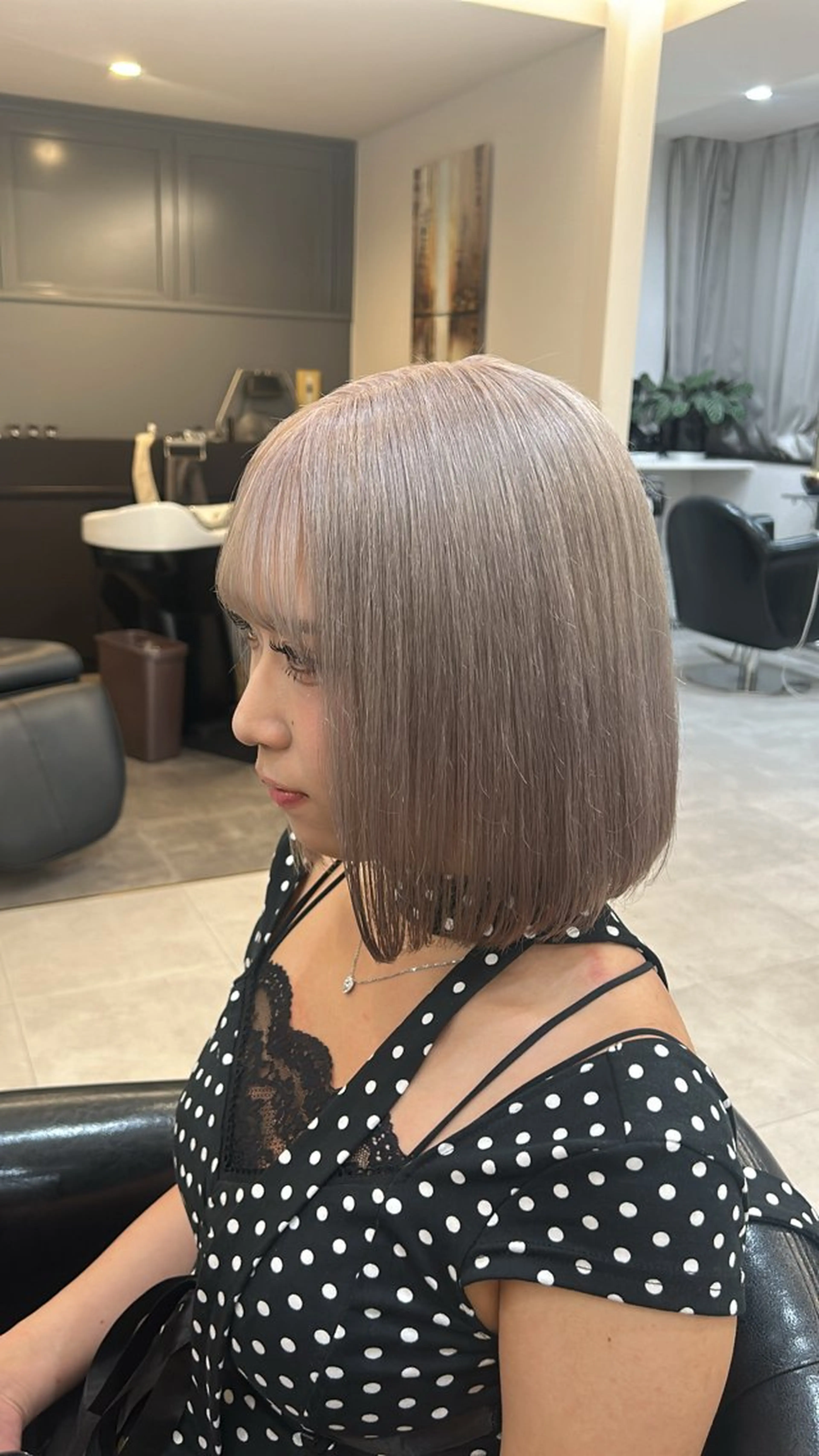 ショート ヘアカラー 💎ケアブリーチ💎 艶カラー/ふうとのヘアスタイル