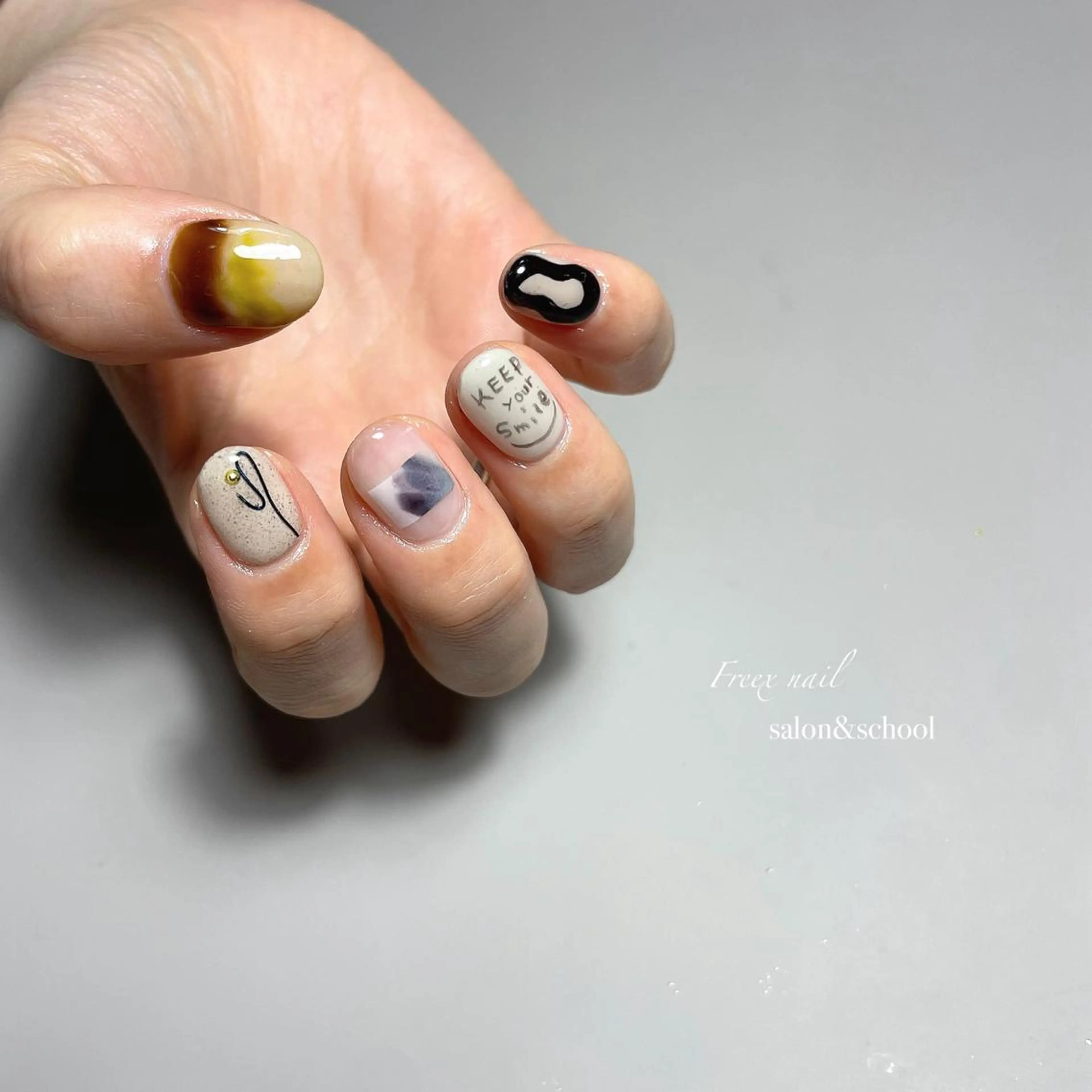 ネイル ハンドネイル フットネイル freex nail /ニュアンス/個性派のネイルデザイン