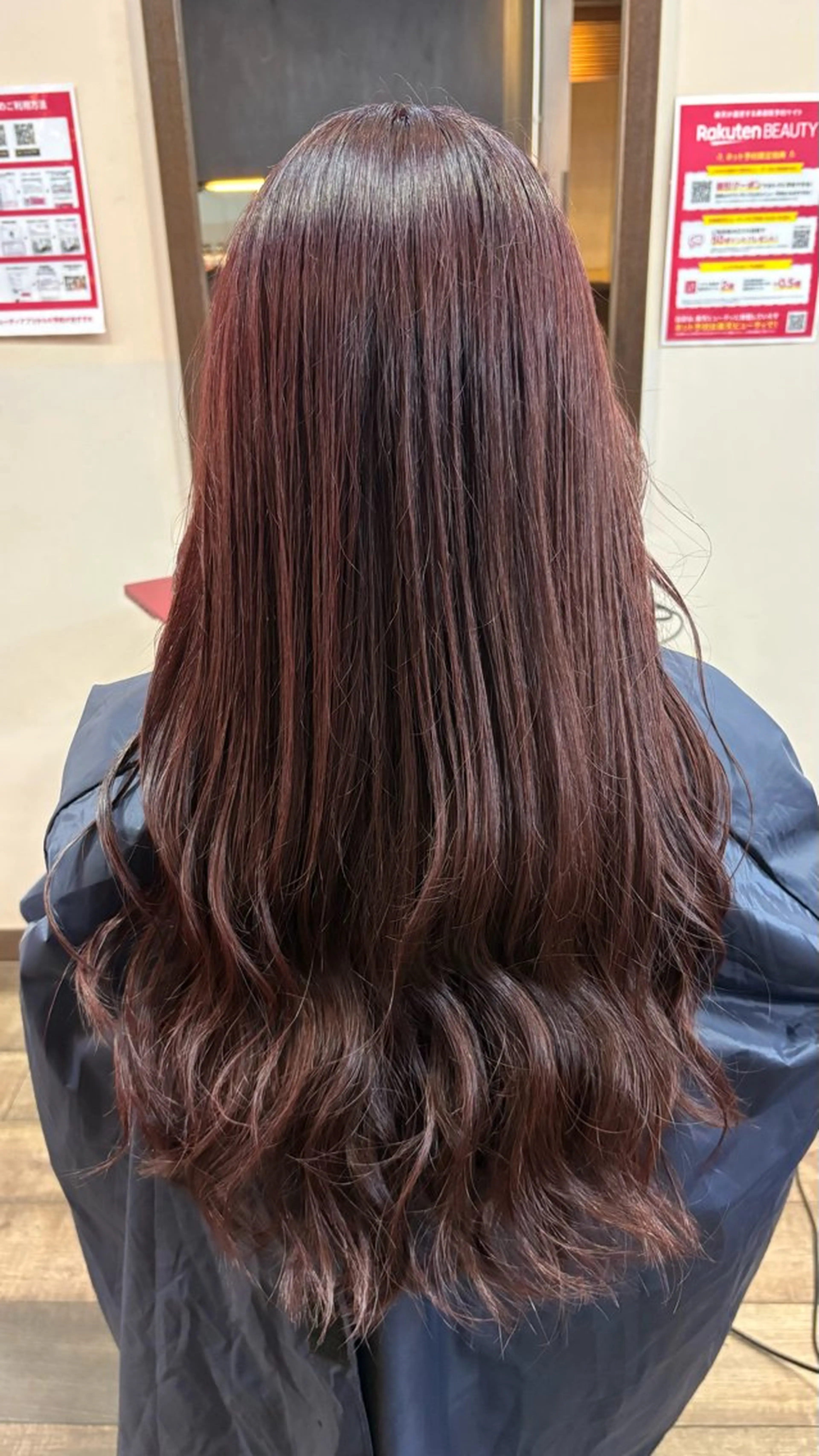 ロング カラー ラベンダーカラー ピンクカラー ピンクラベンダー ヘアカラー トリートメント オオミチ ワカナのヘアスタイル