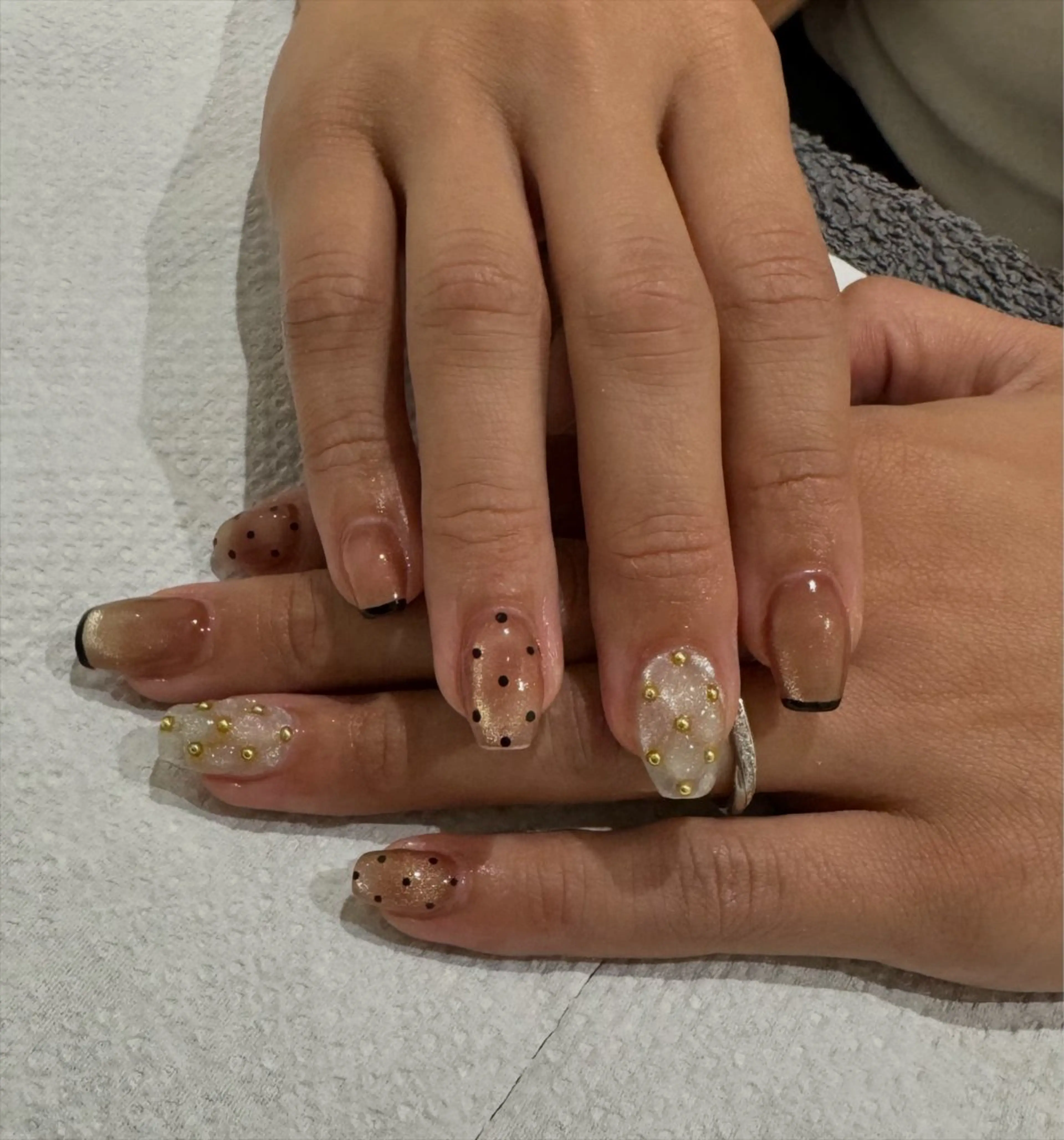 ネイル ドット マグネットネイル ハンドネイル carnet所属・carnet manakaのネイルデザイン