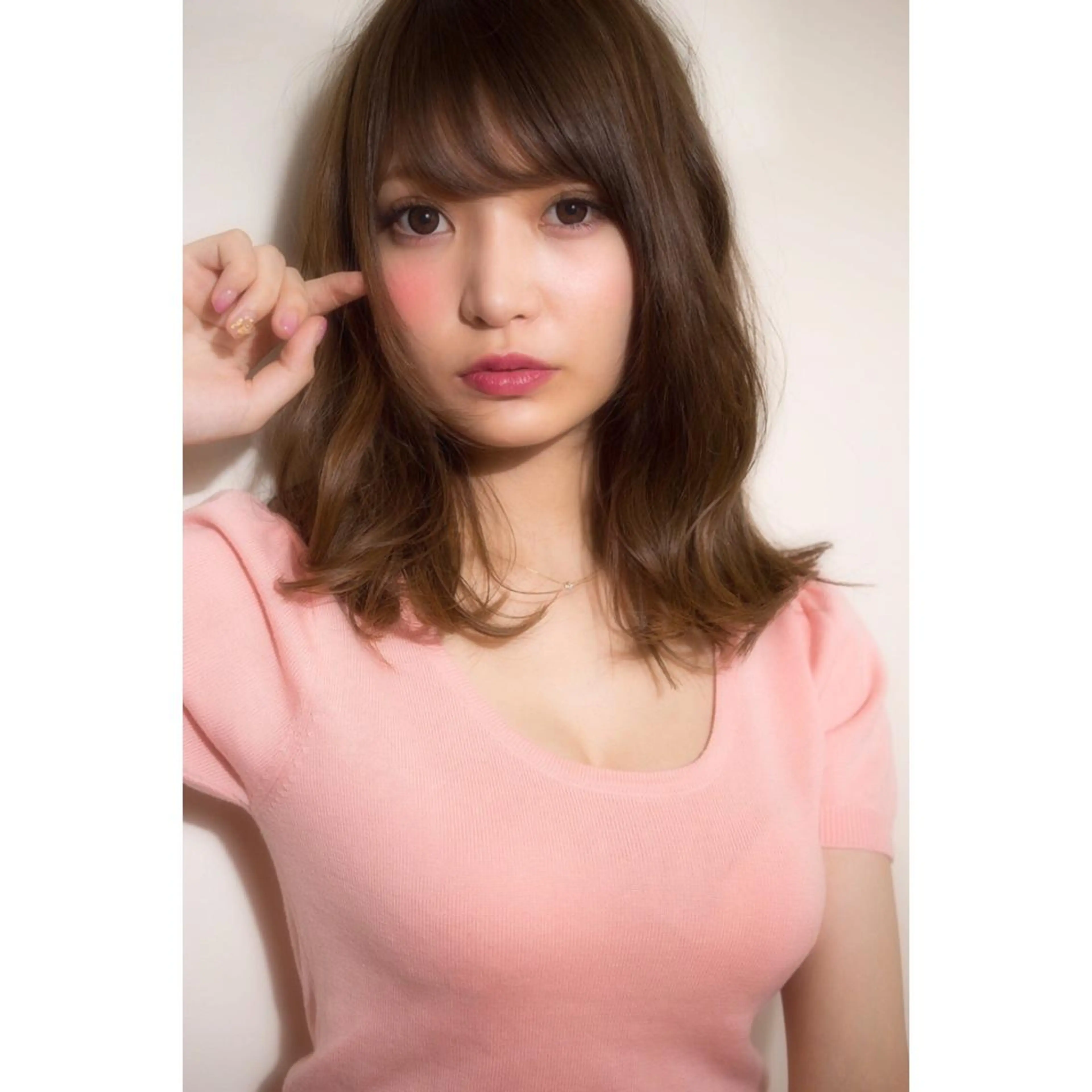 セミロング セミロングパーマ 黒崎 伸治のヘアスタイル