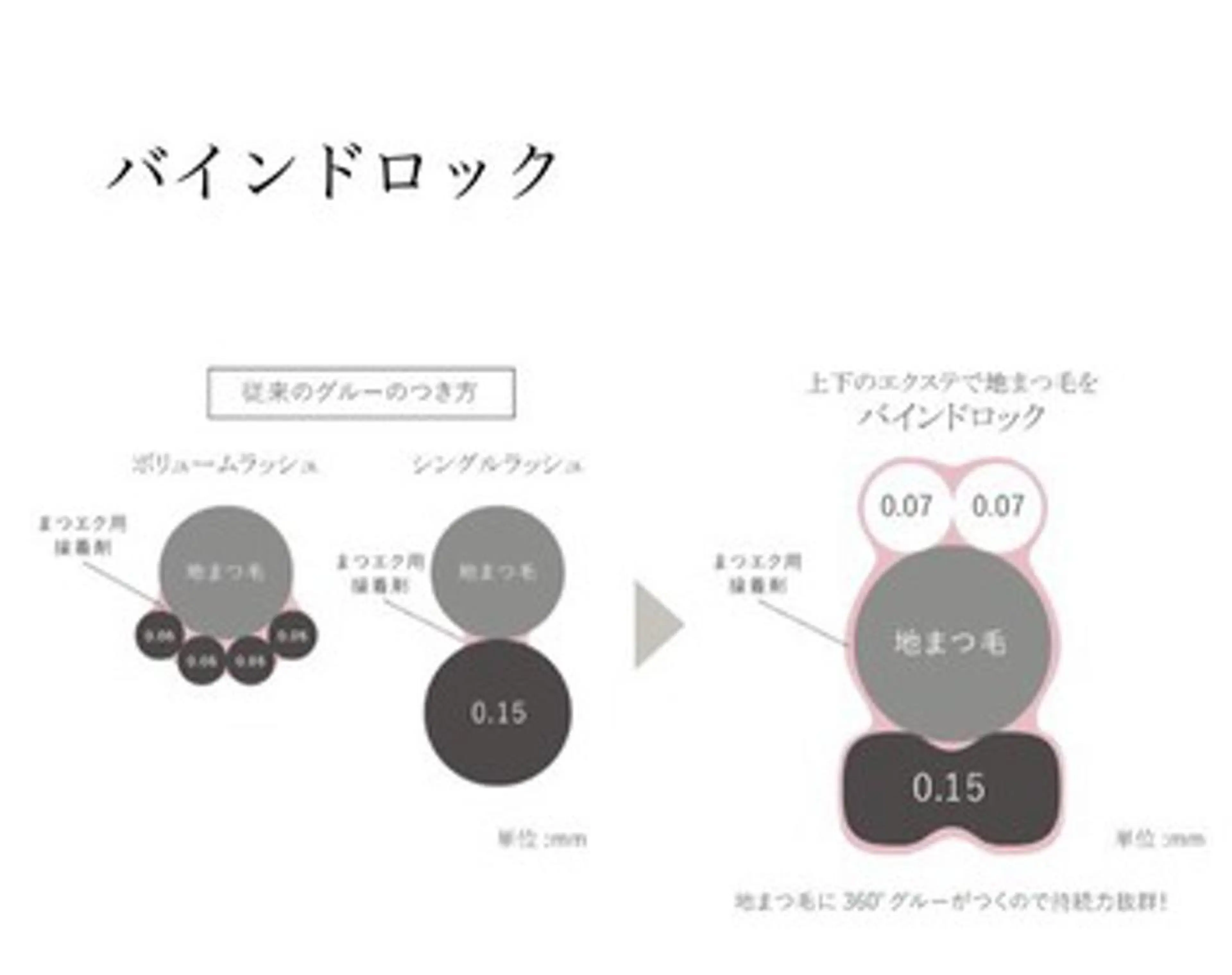 バインドロック 80束(アイシャンプー込み)の写真