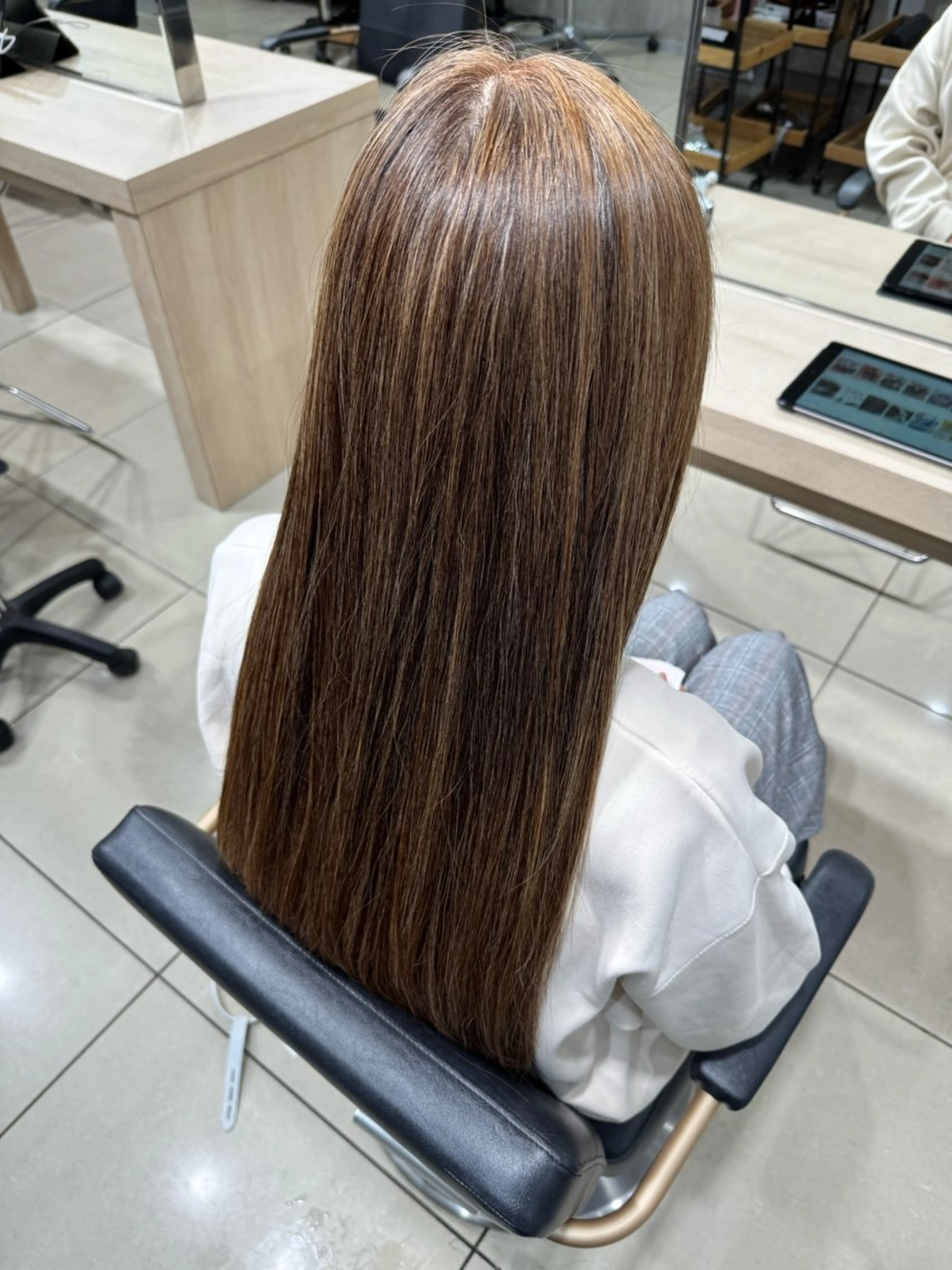 ロング 縮毛矯正 ｢縮毛矯正／カラー｣ /たいせいのヘアスタイル