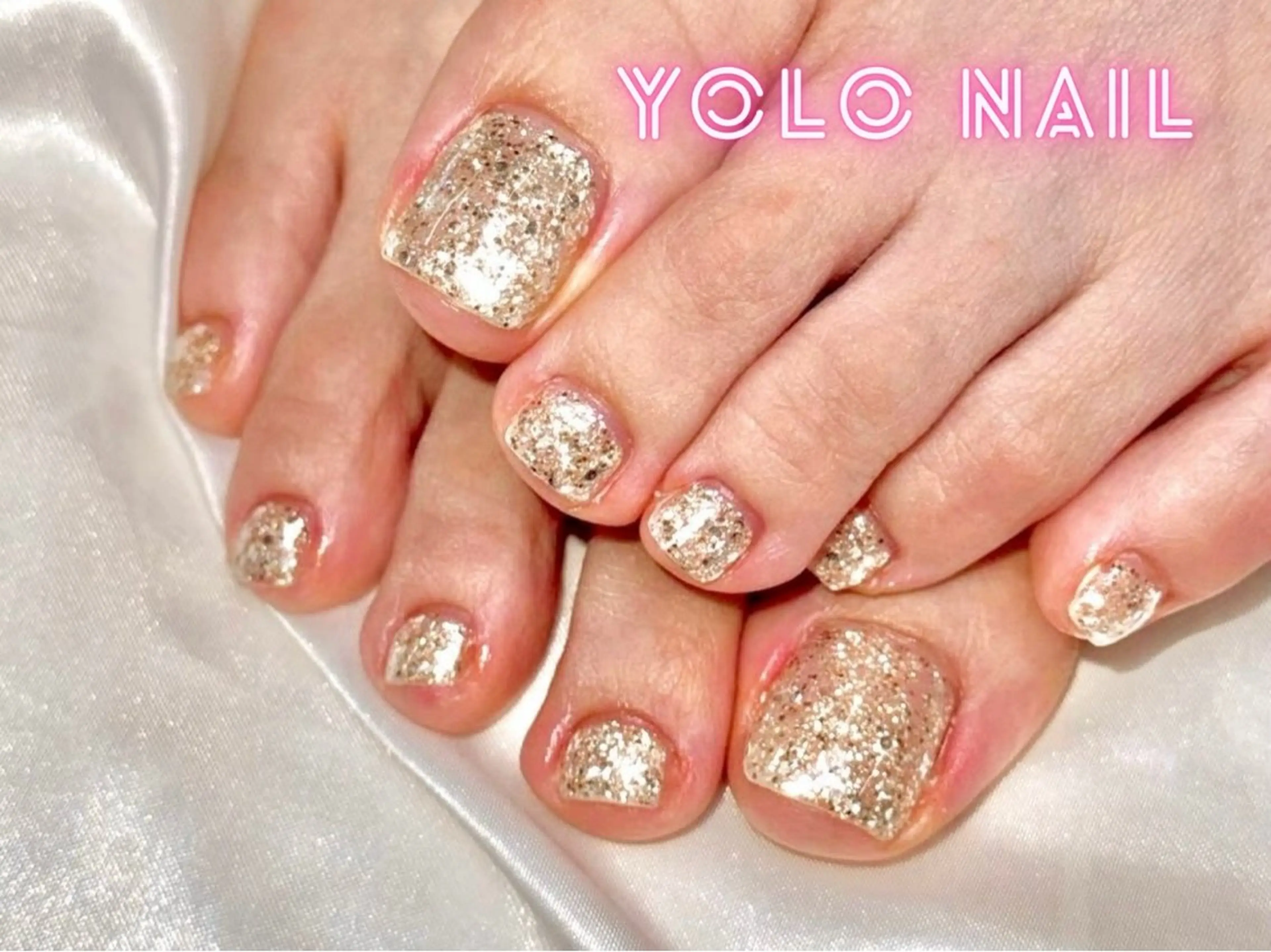 ネイル フットネイル ワンカラーネイル 田本 和音のネイルデザイン