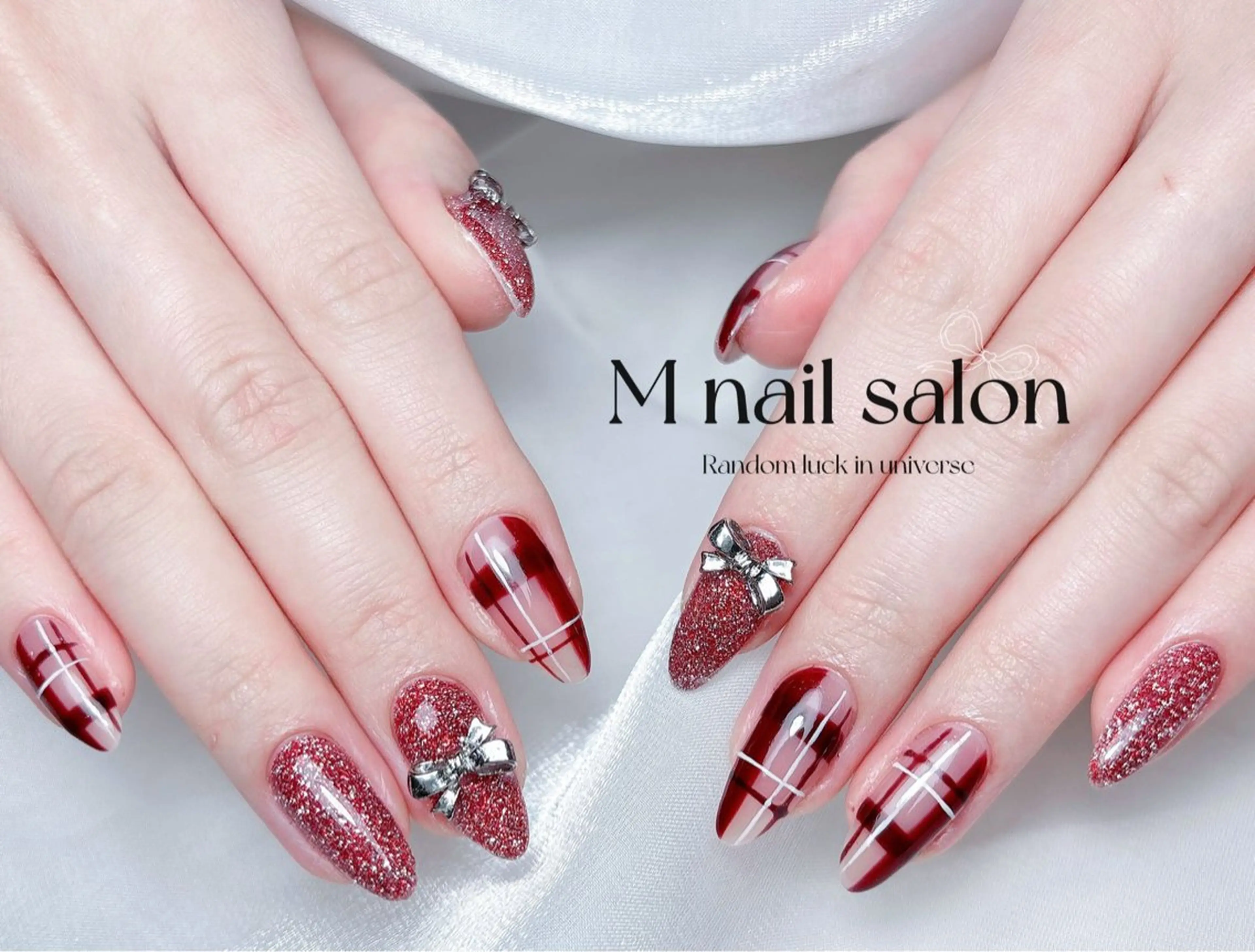 ネイル ハンドネイル M🌷nail 長さだし専門店のネイルデザイン