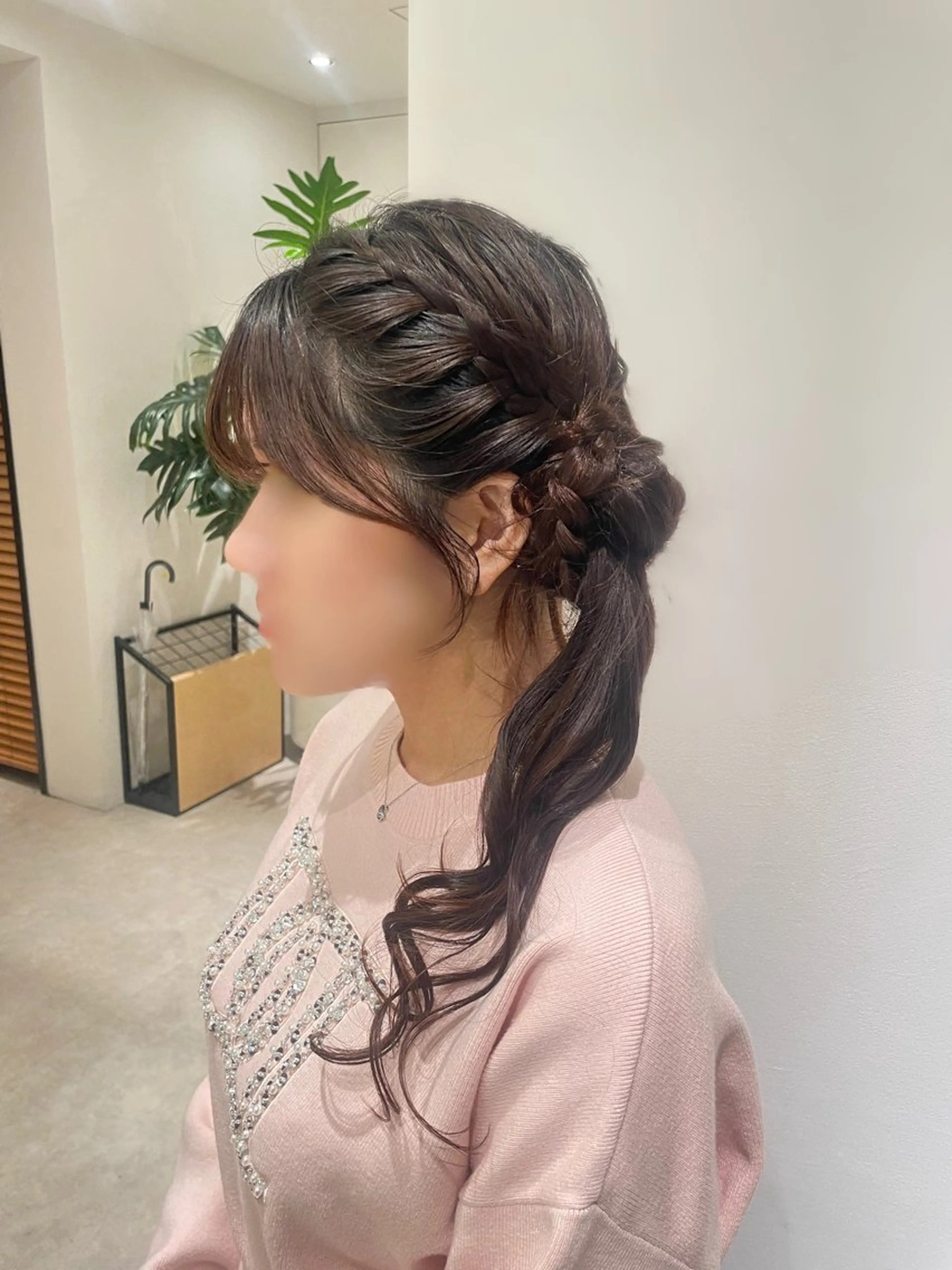 ヘアアレンジ ヘアセット 渋谷/韓国レイヤー/ 艶カラー/nanoのヘアスタイル