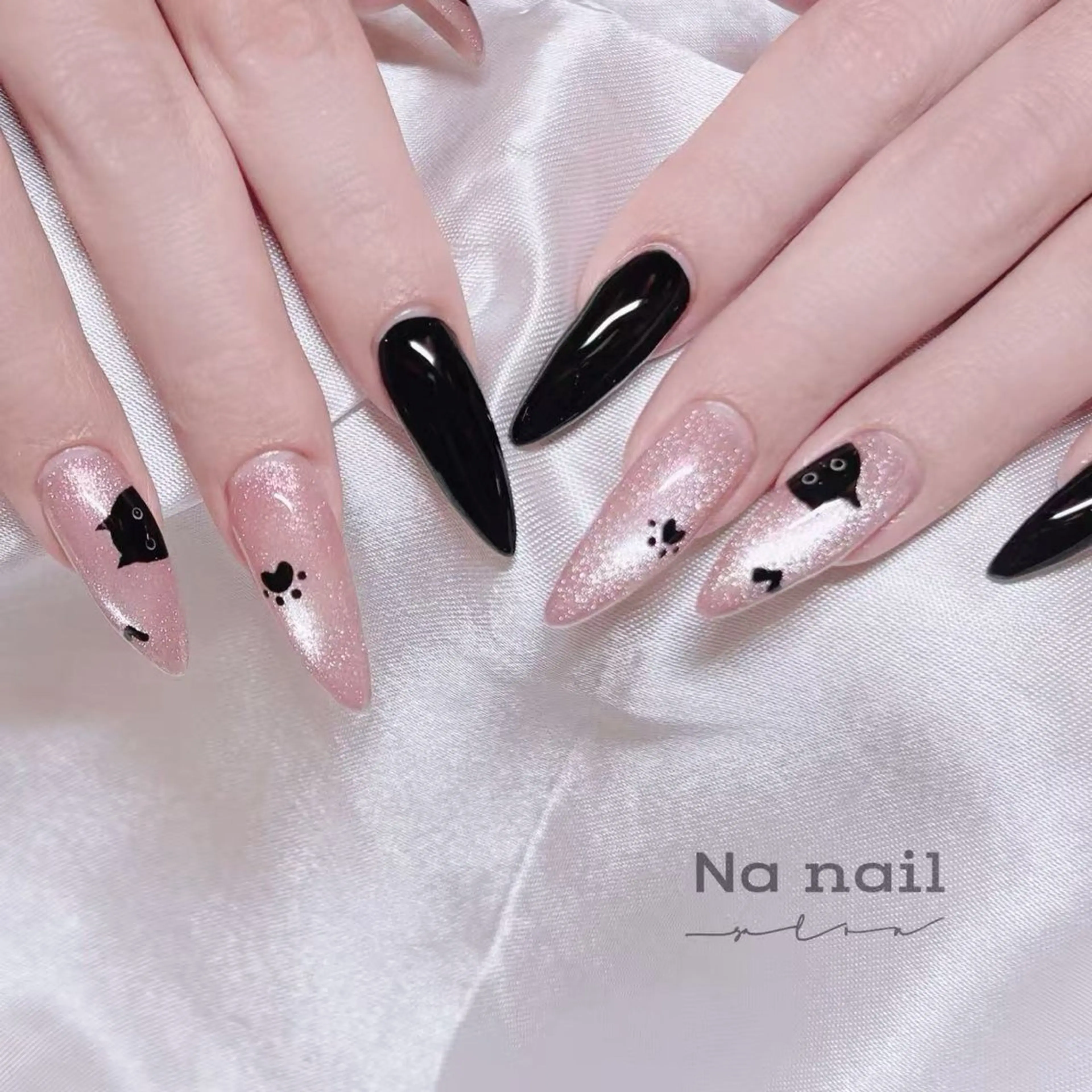 ネイル チークネイル フラッシュネイル フレンチネイル ジェルネイル グラデーション ハンドネイル CC Nail 高田馬場のネイルデザイン