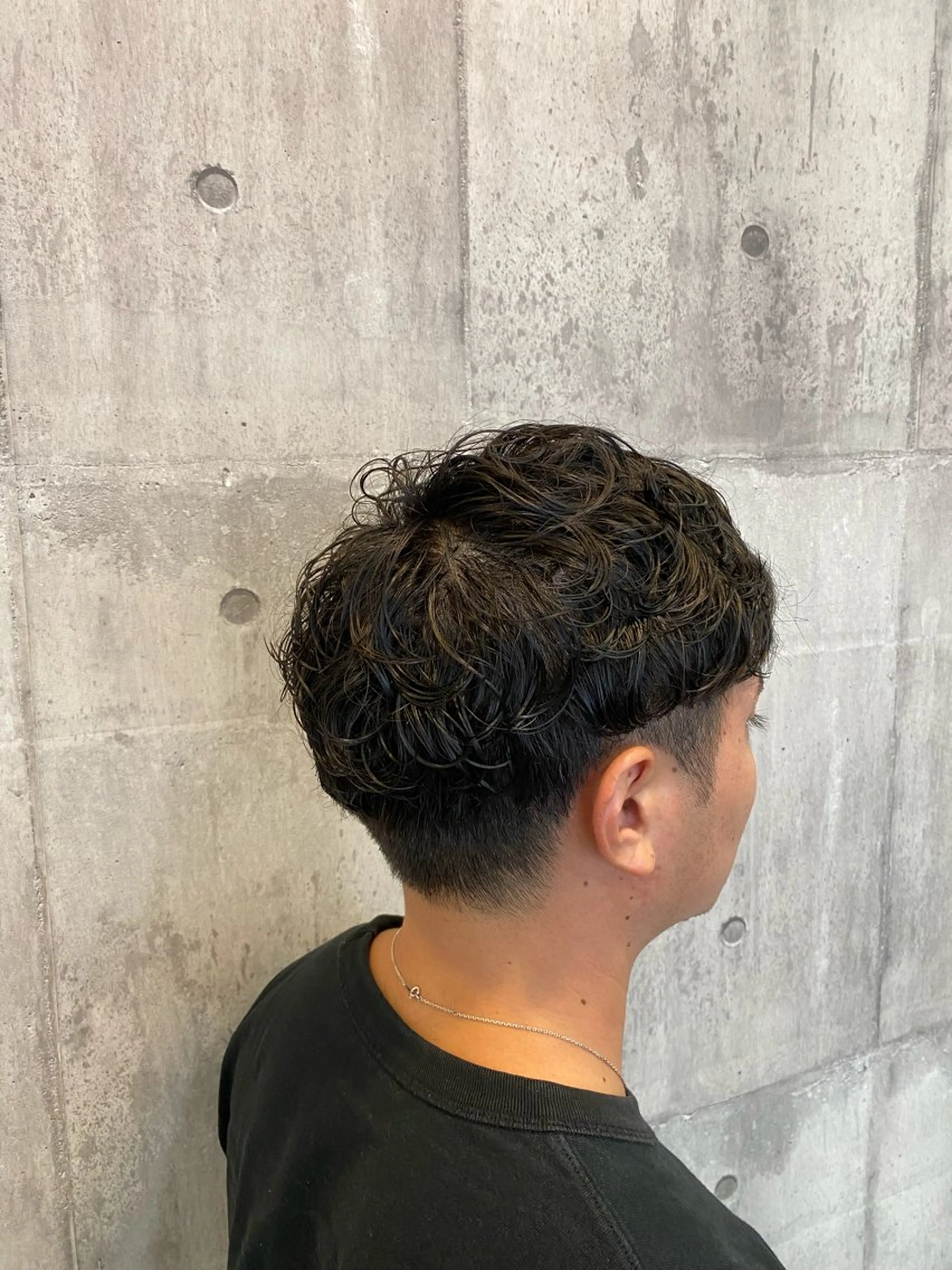 パーマ メンズ カット パーマ CHIC 蘭のヘアスタイル