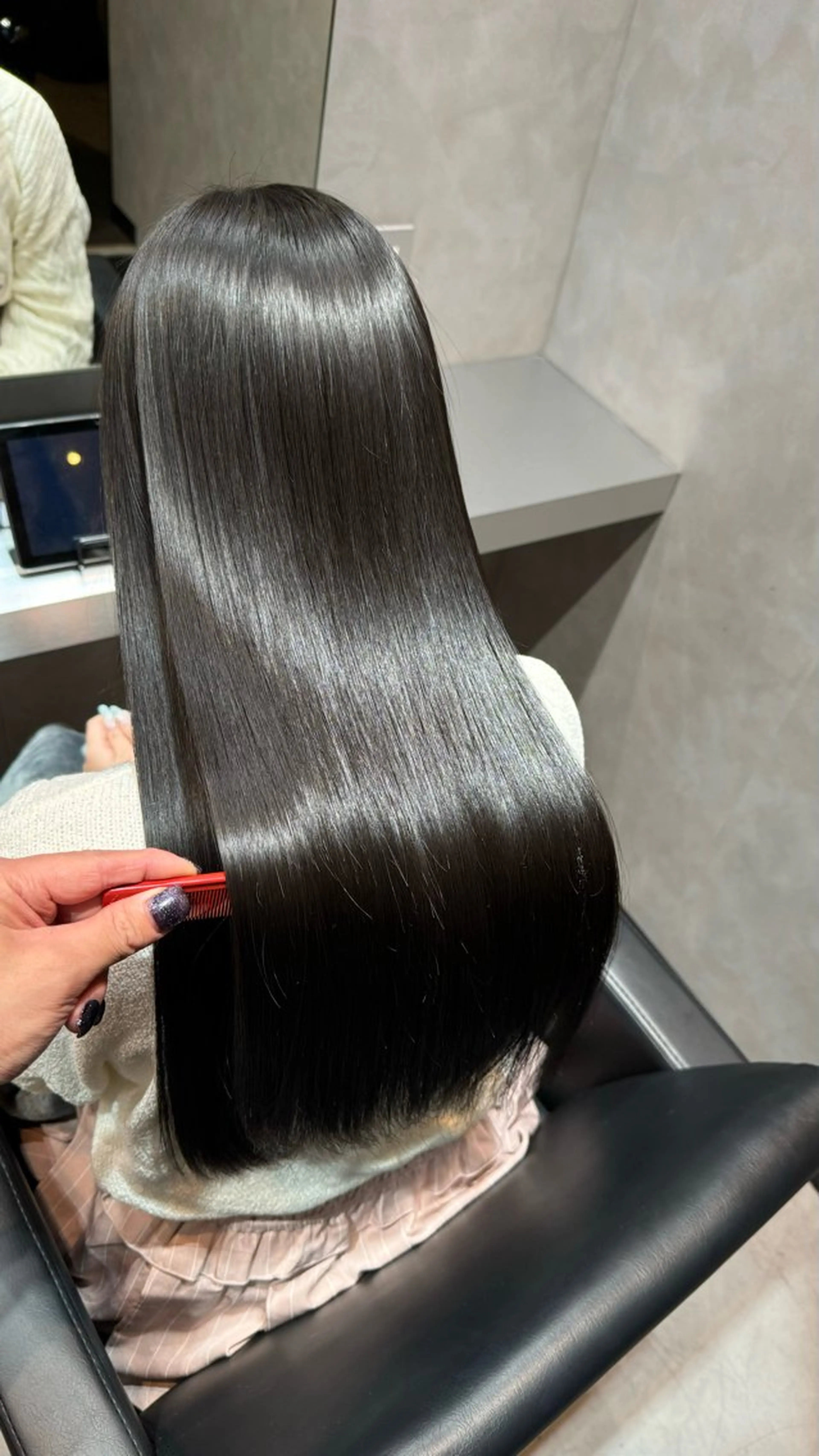 ロング 縮毛矯正 BUCKS所属・坂谷 BUCKS/縮毛矯正のヘアスタイル