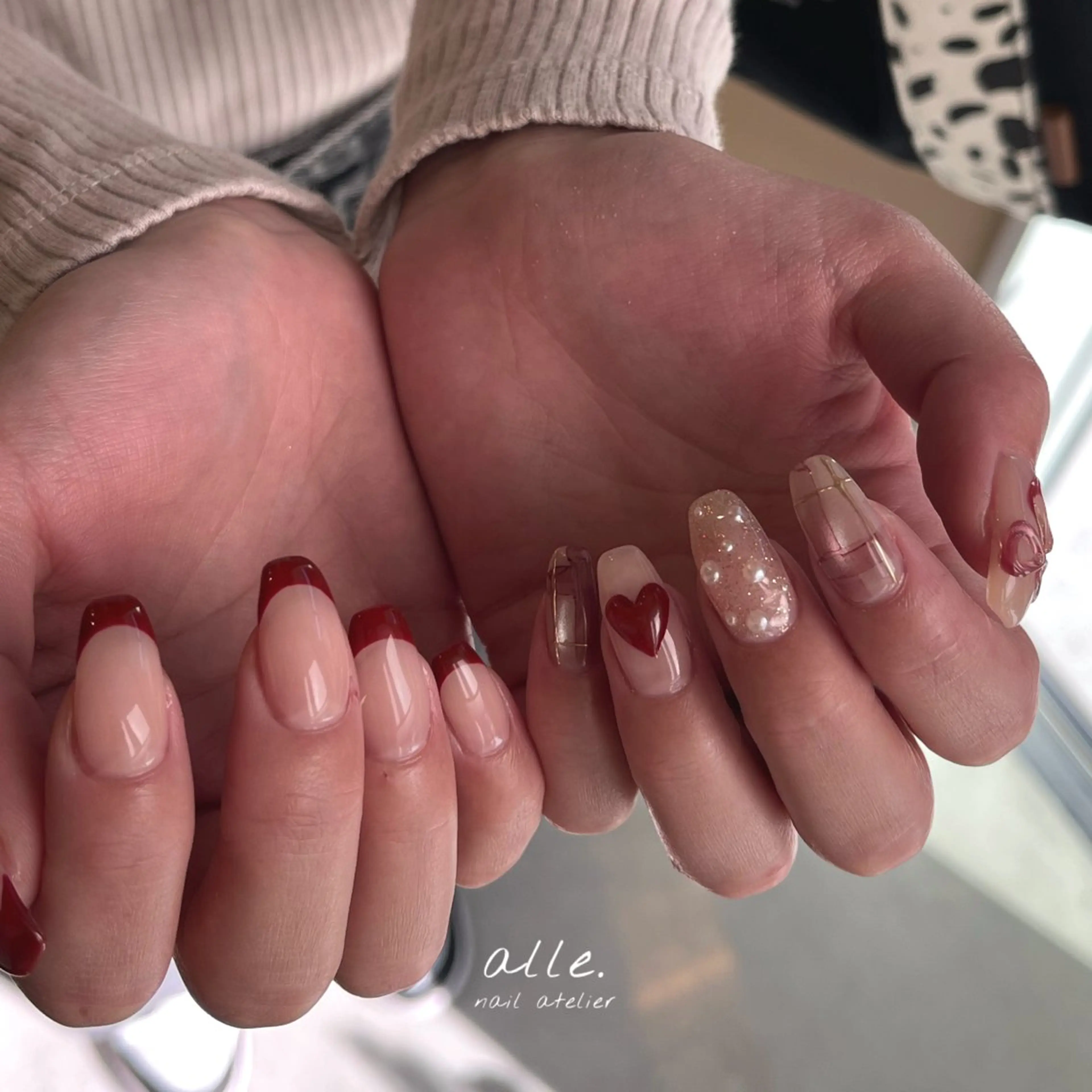 ネイル ハンドネイル atelier alle.のネイルデザイン