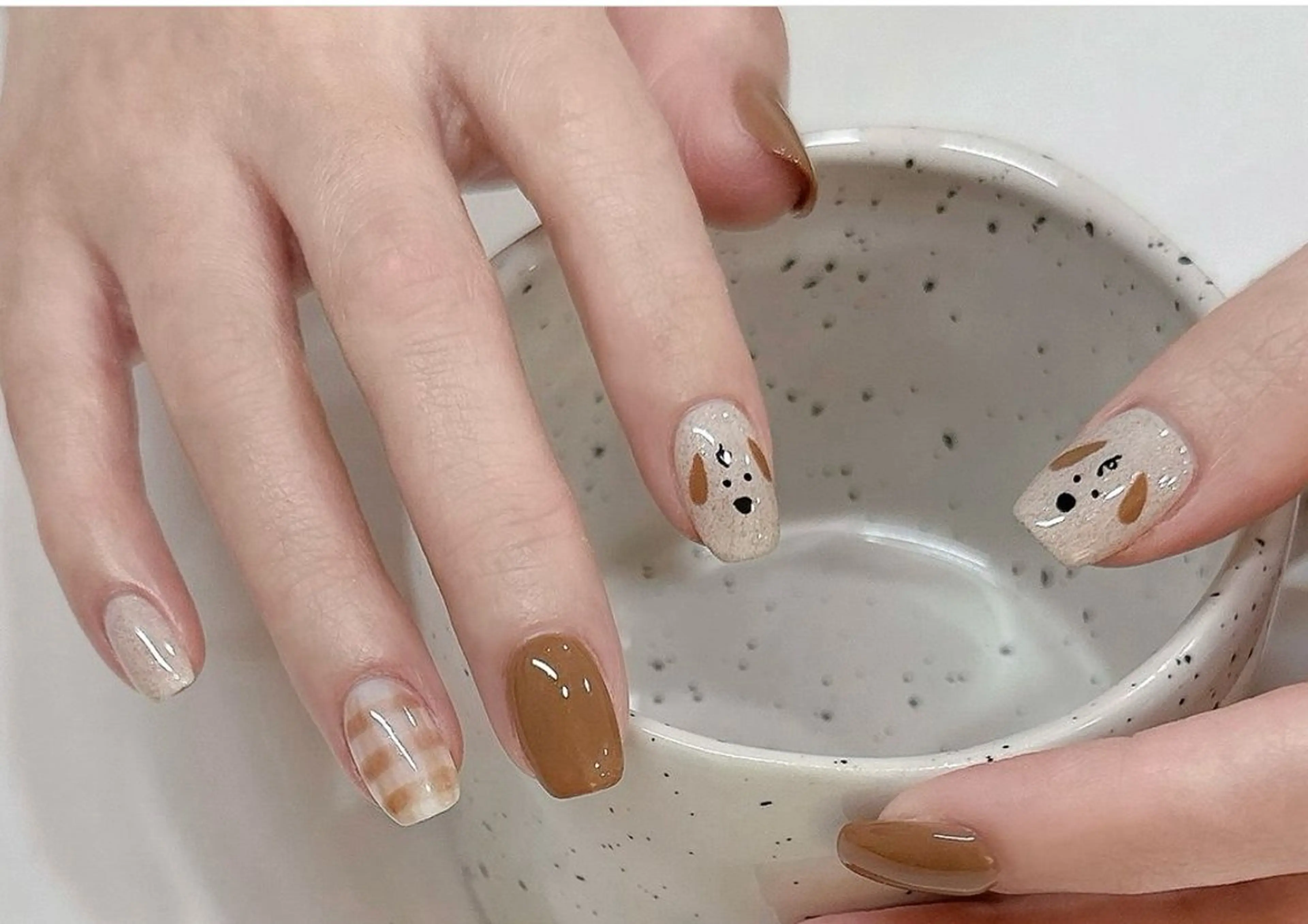 ネイル アートネイル チークネイル 韓国ネイル マグネットネイル ニュアンスネイル chirin nailのネイルデザイン