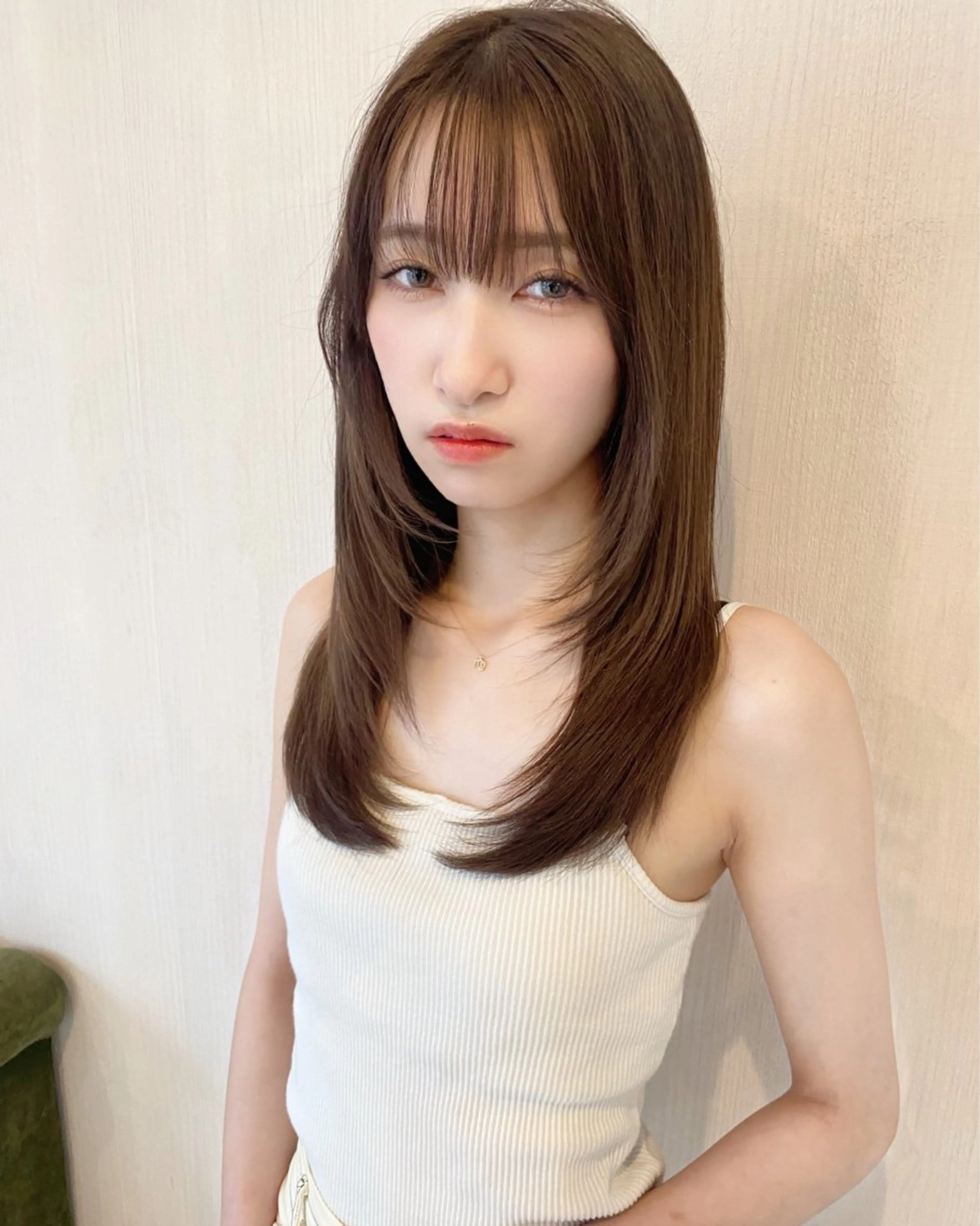 ロング レイヤーカット 藤井 章太のヘアスタイル