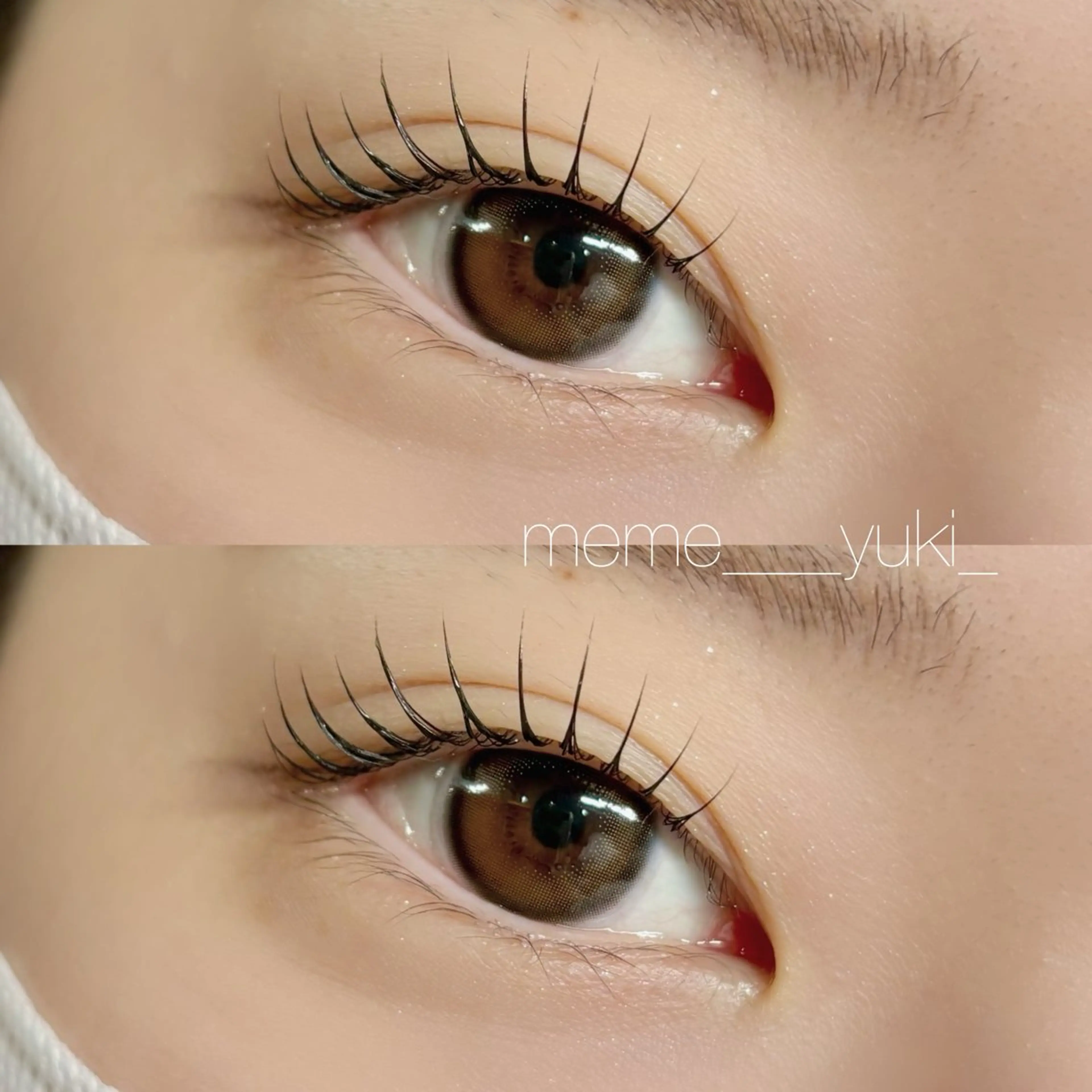 マツエク・マツパ マツパ meme神戸三宮 yuki.のマツエク・マツパデザイン