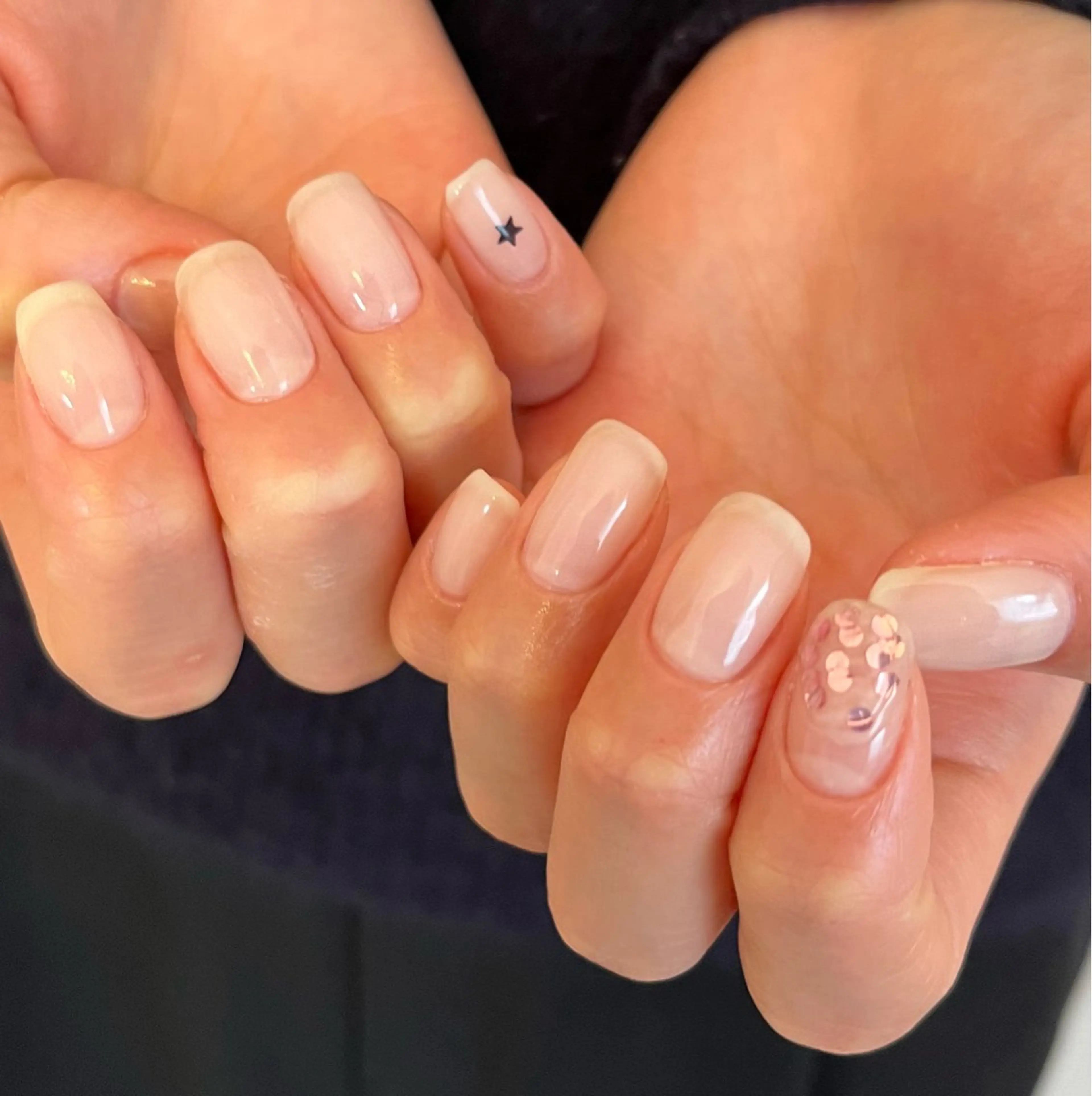 ネイル シンプルネイル ハンドネイル HazeGrass NAILのネイルデザイン