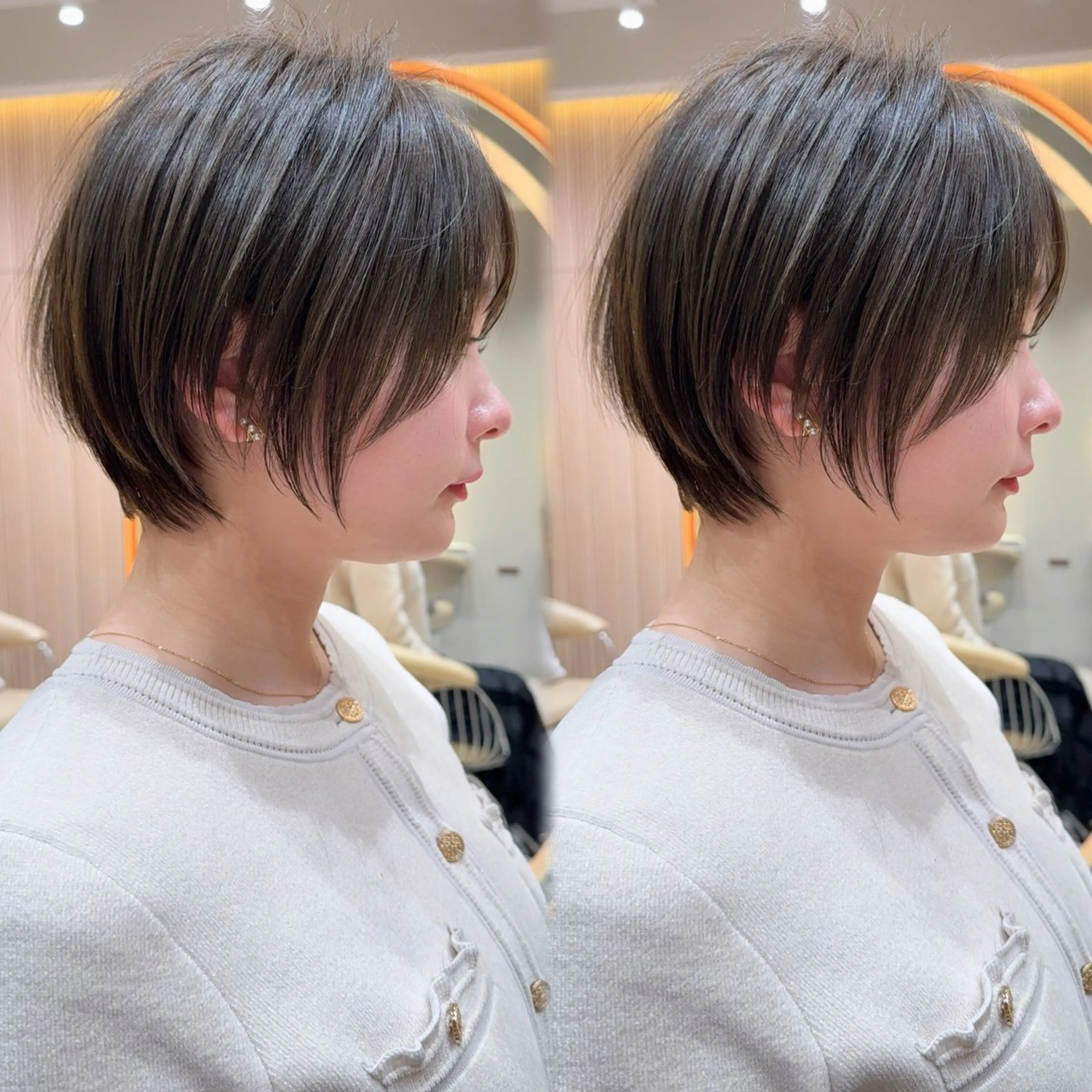 ショート カラー カット ヘアカラー トリートメント レイヤー❣️縮毛矯 川村利幸のヘアスタイル