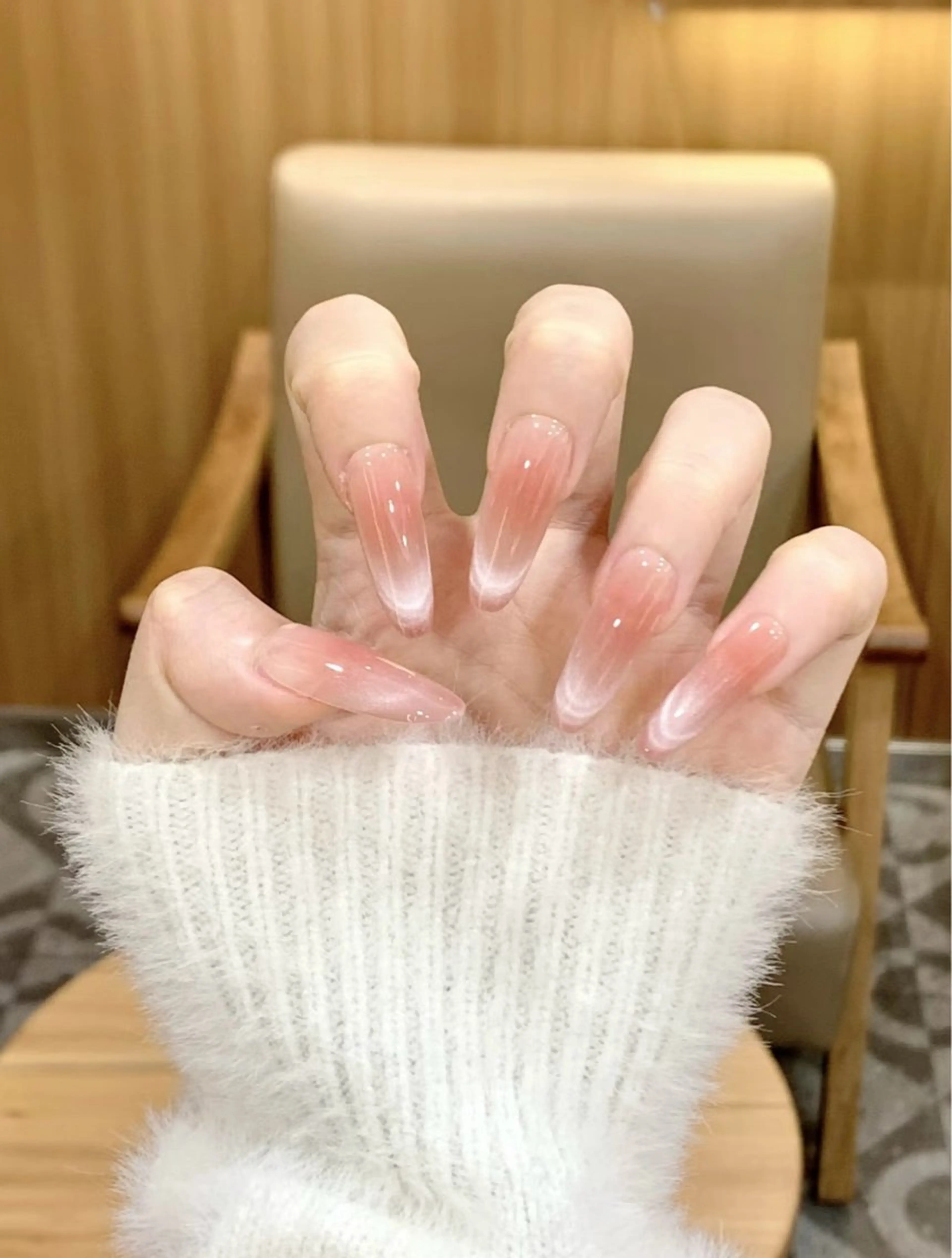 【Jr.ネイリスト】チ一クネイルx先端マグネト🎄チ一ク部分のカラ一は6色の中からお選びいただきます🌸の写真