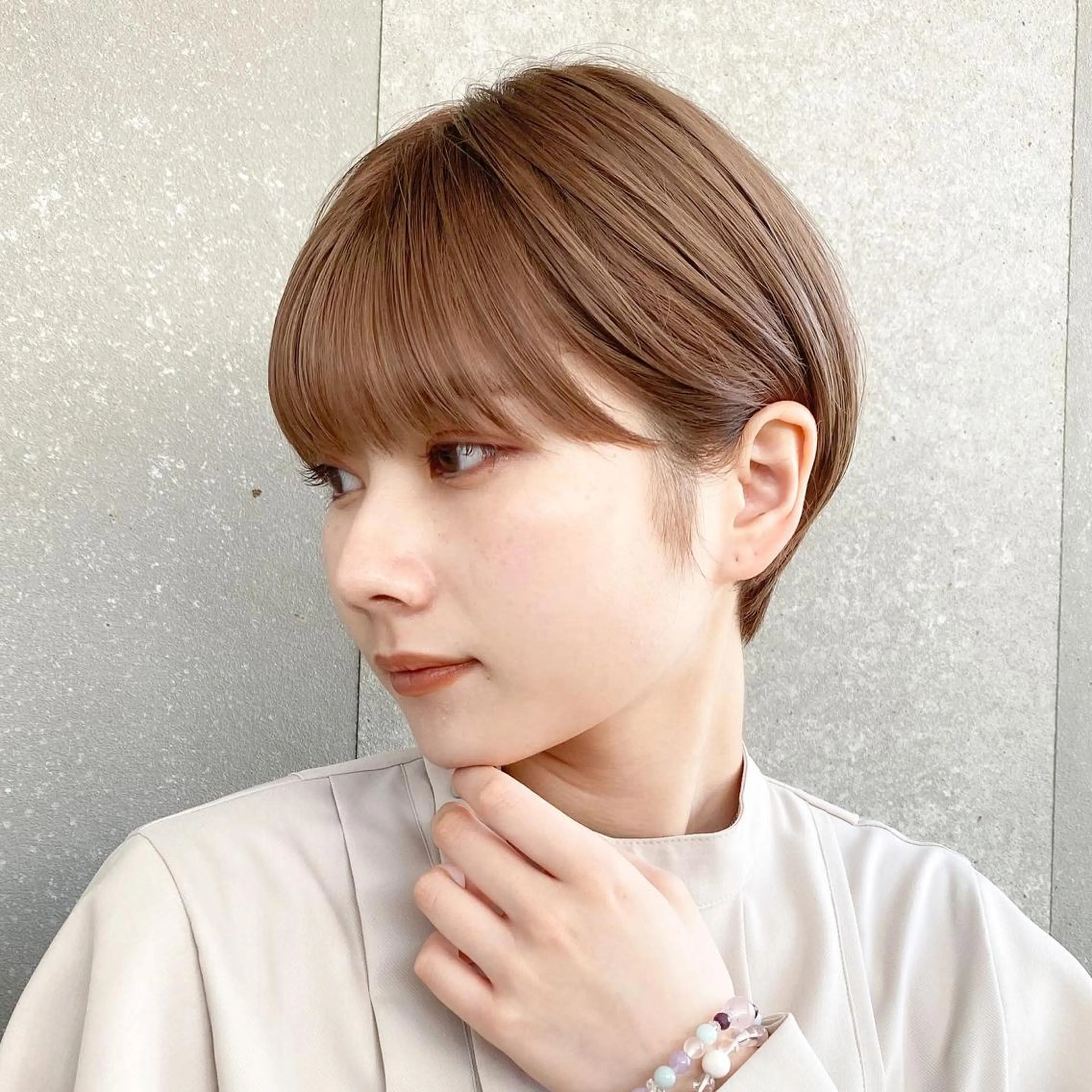 ショート カット ヘアカラー トリートメント 似合わせ/小顔カット 🔷山方直也のヘアスタイル