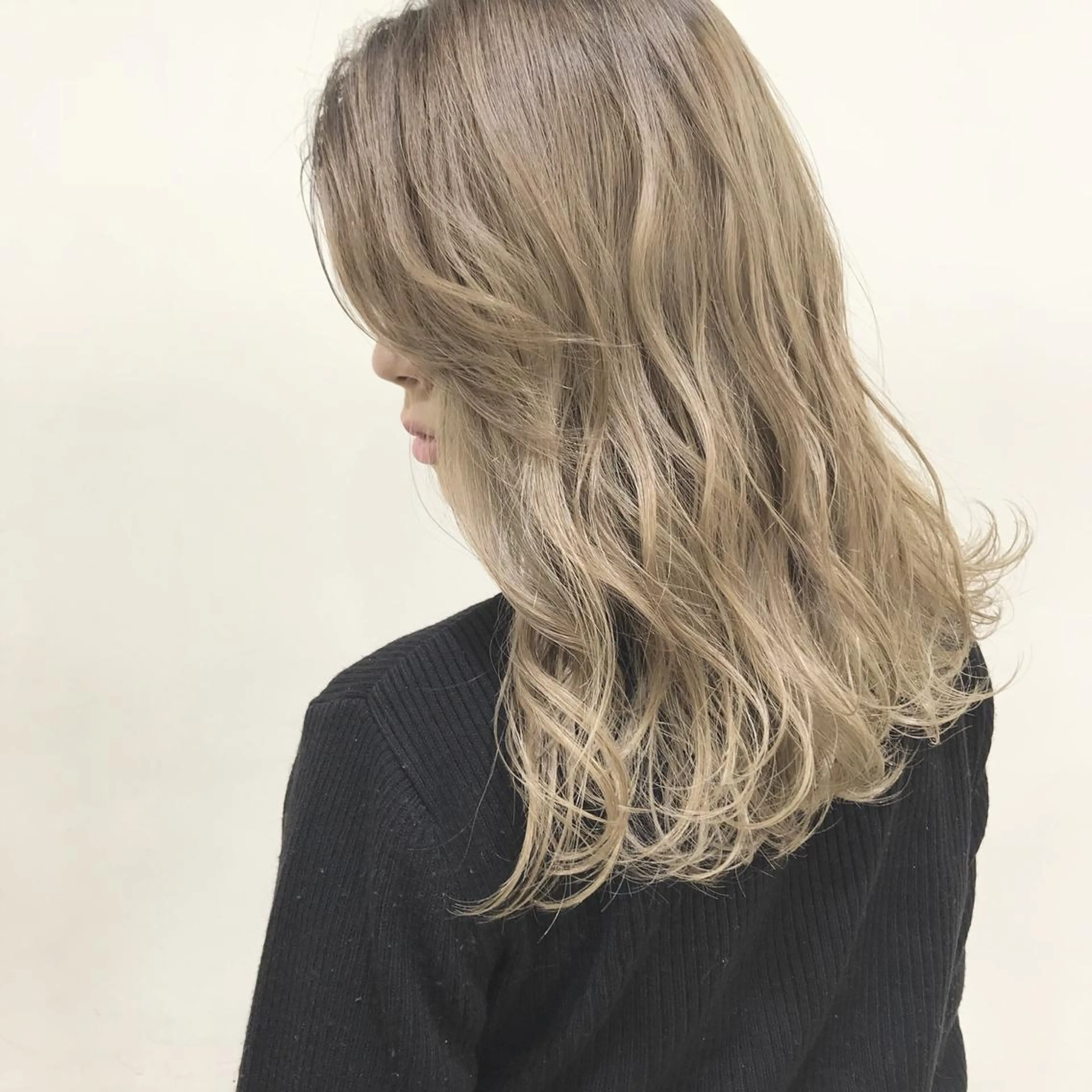 ロング カラー AMI ウルフパーマ/メンズのヘアスタイル