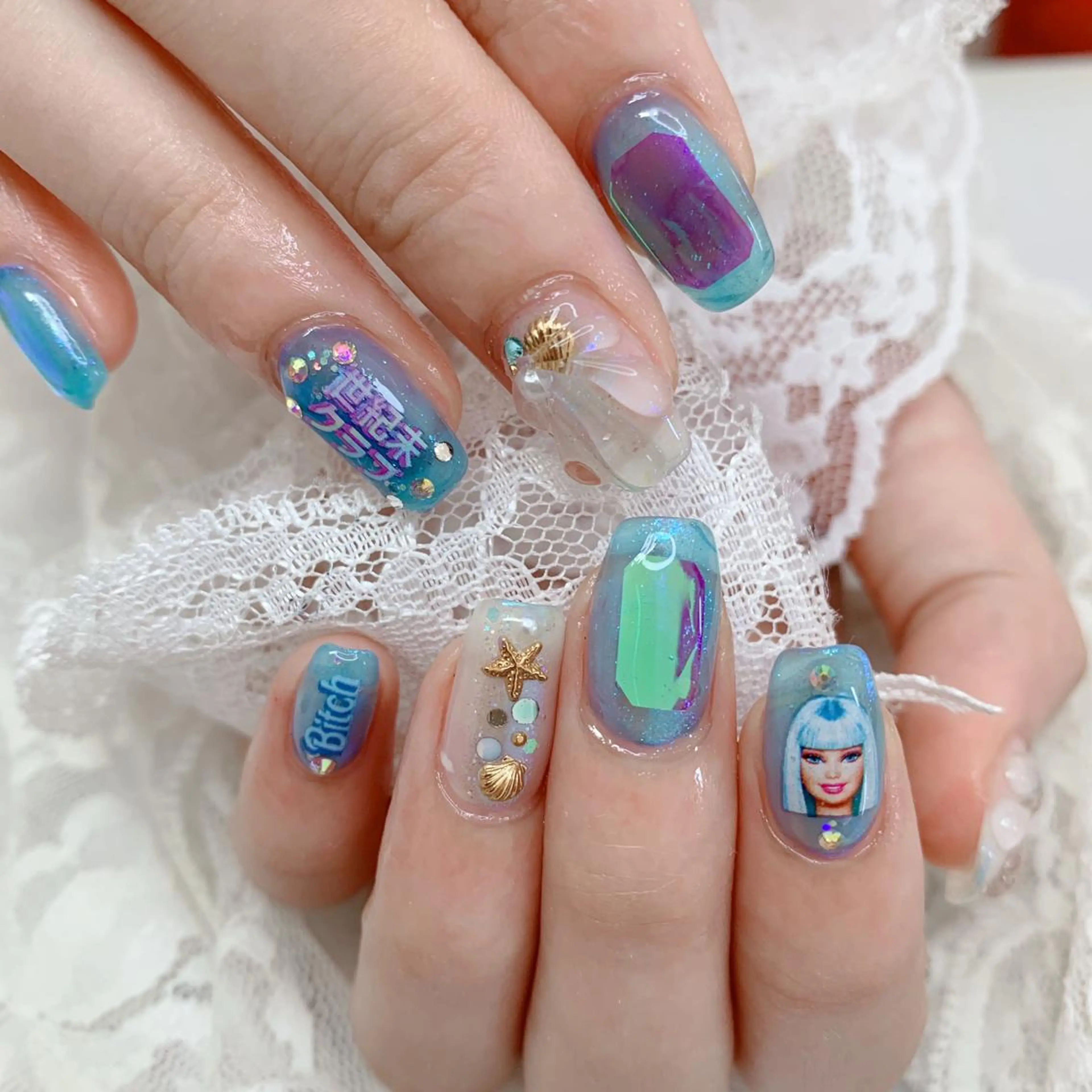 ネイル ハンドネイル La neige* yuki 🐩🌙のネイルデザイン