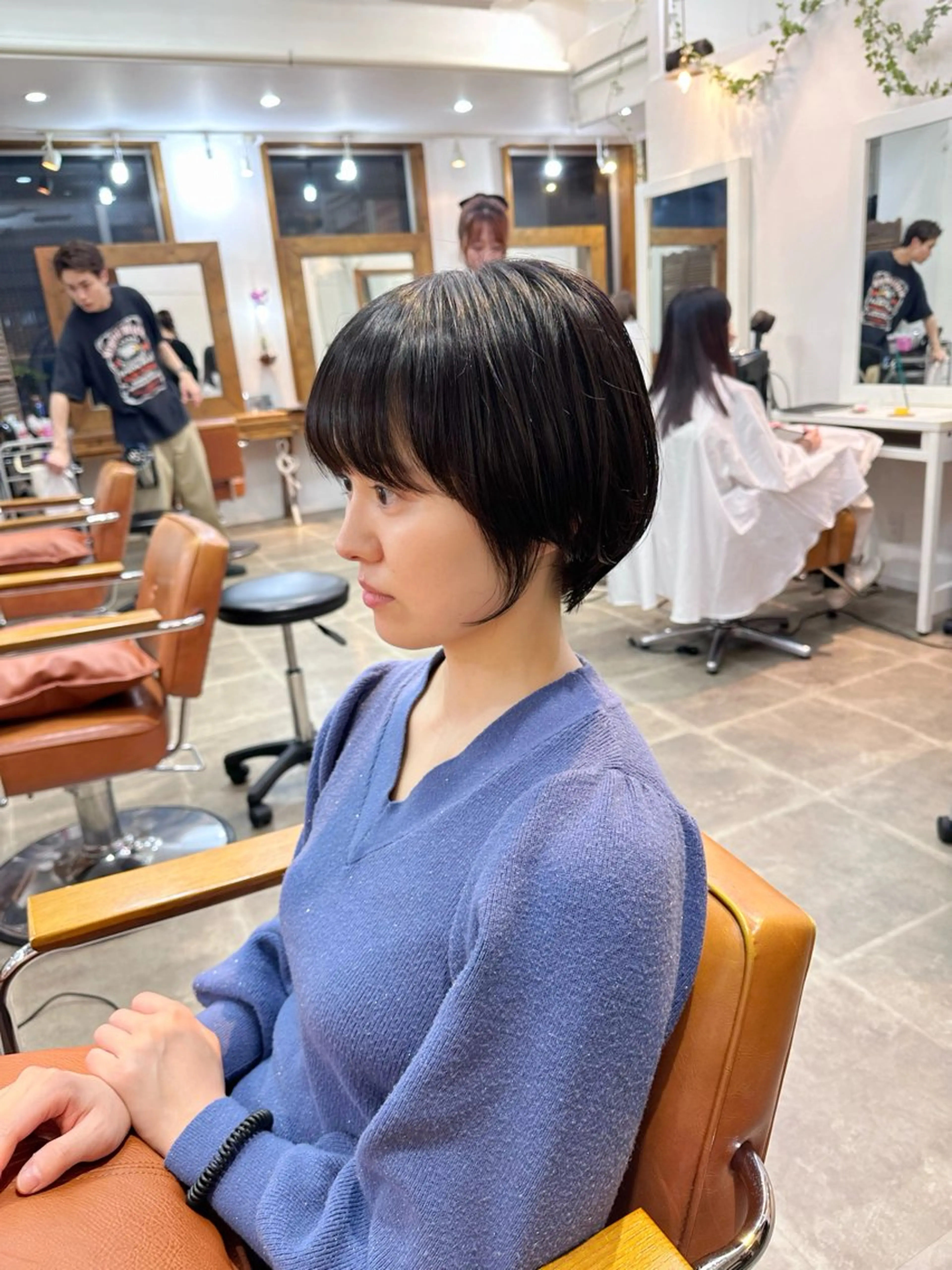 ショート ショートボブ ハンサムショート ボブ くせ毛 ショートヘア カット 👑銀座ショート/ 絶壁補正/金子涼👑のヘアスタイル