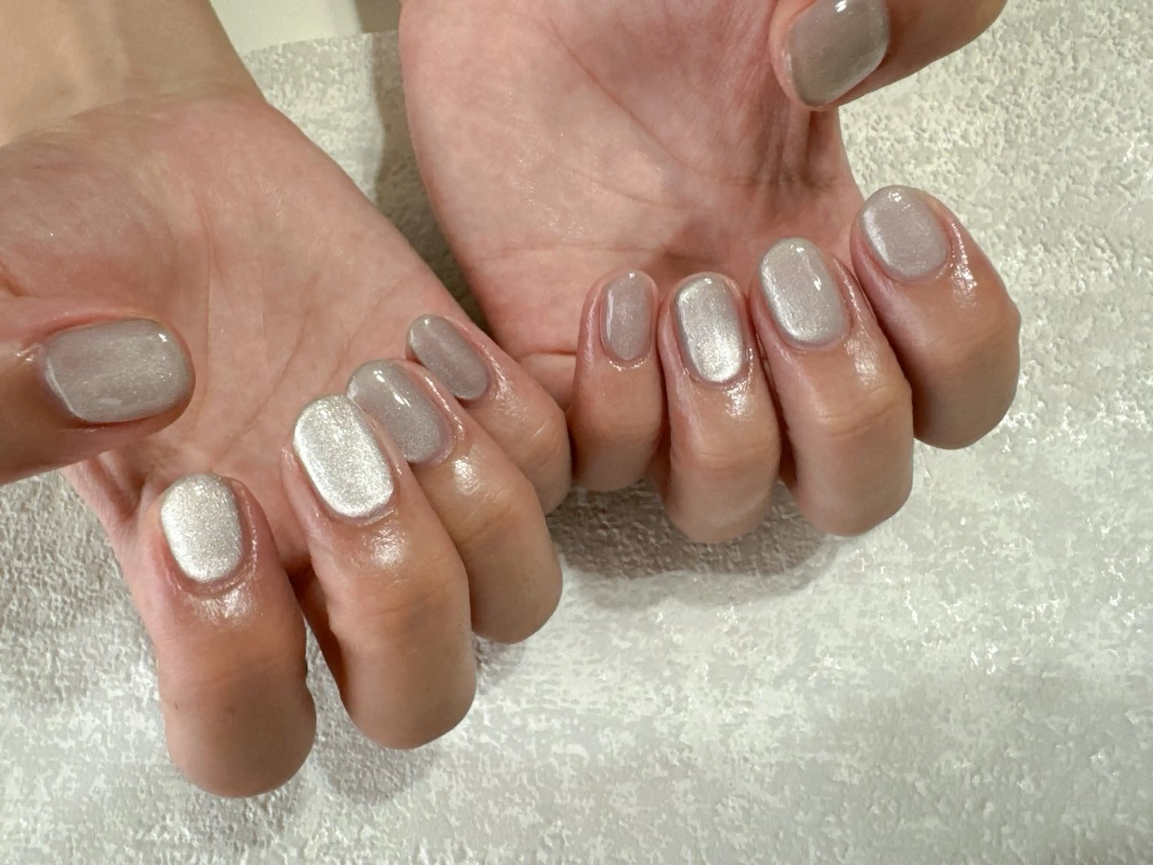 ネイル フットネイル ジェルネイル キラキラネイル マグネットネイル パラジェル kikinail 溝の口のネイルデザイン