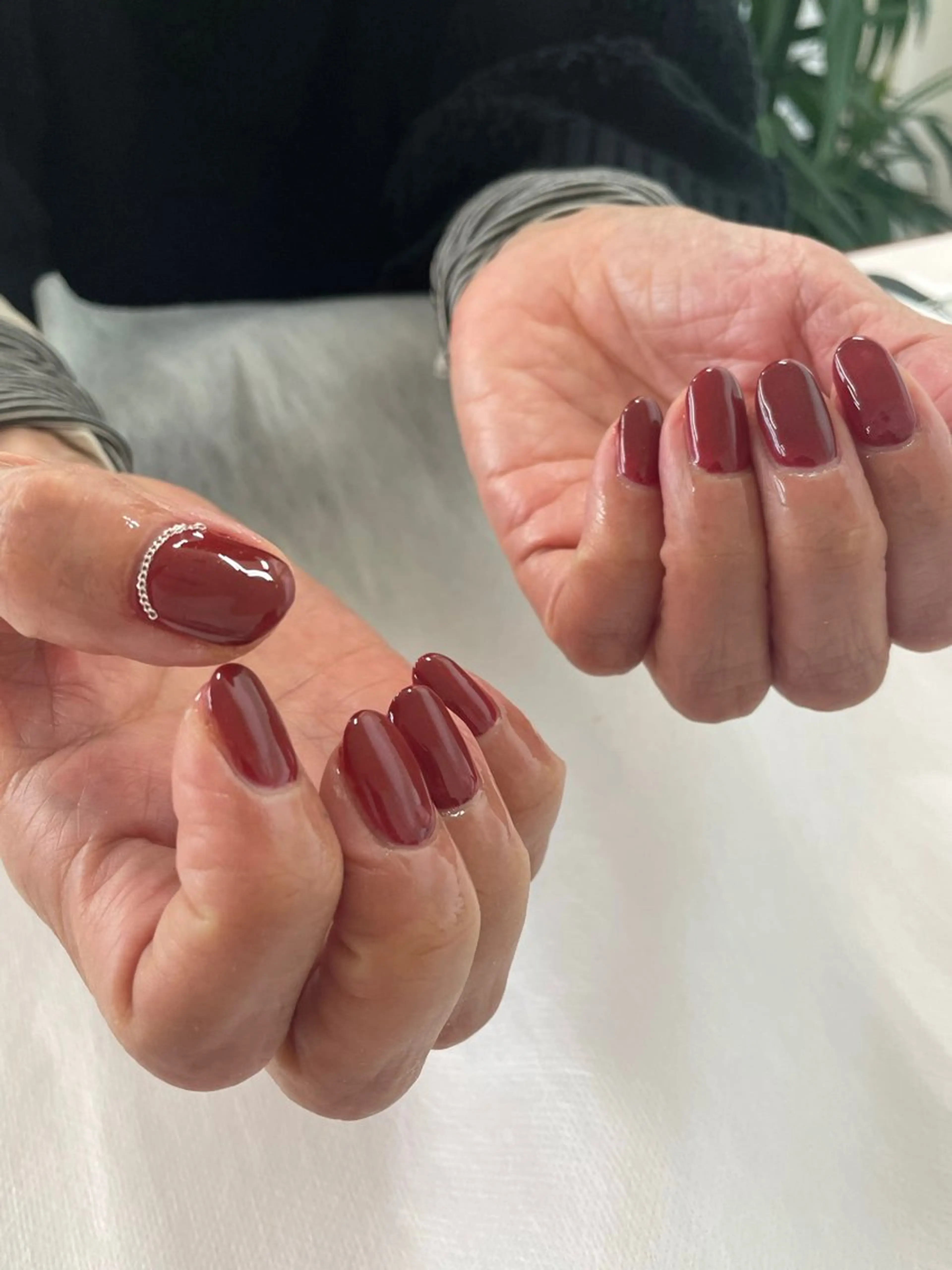 [初回他店オフ無料] シンプルネイル(ワンカラー)の写真