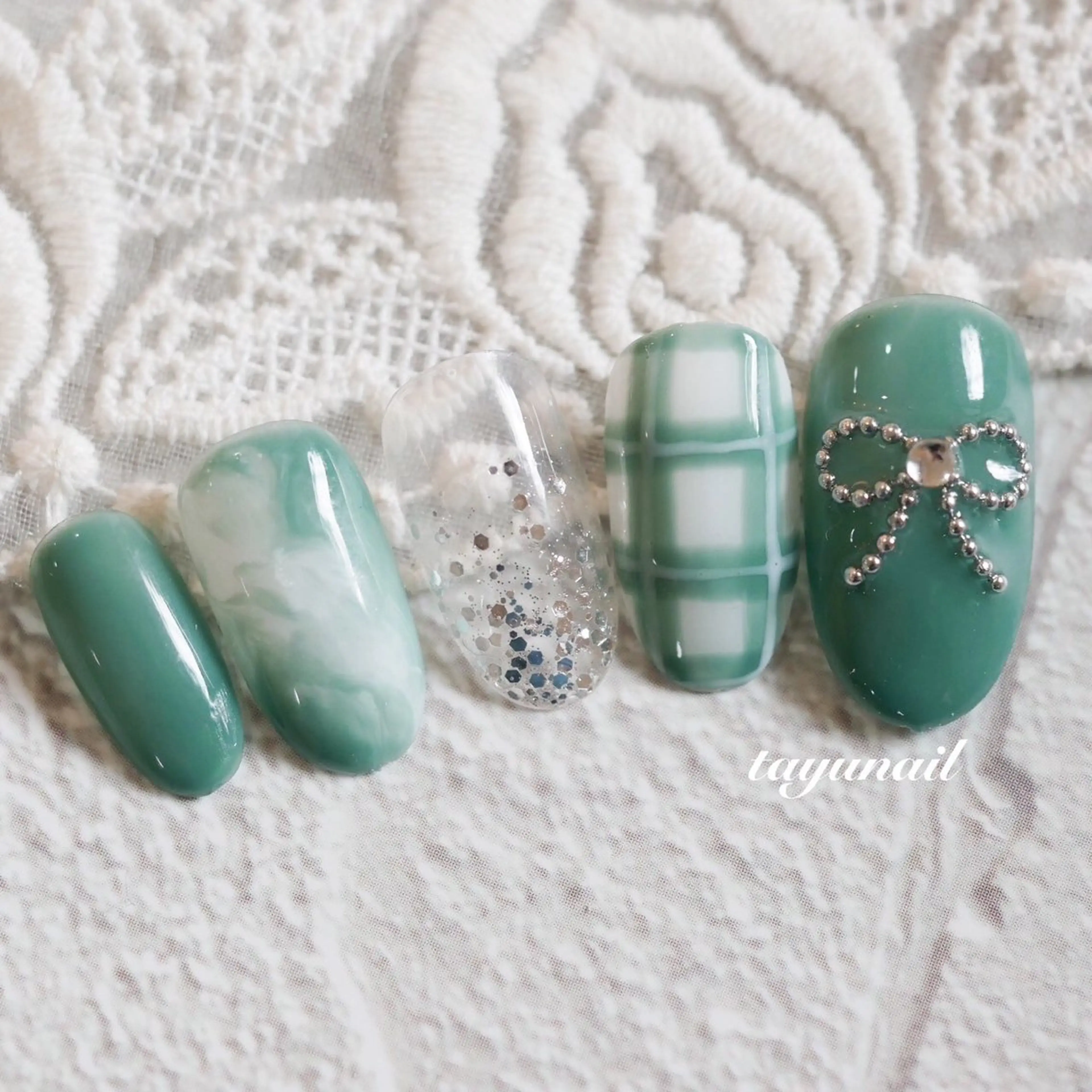 ネイル アートネイル ジェルネイル パラジェル ネイルサロン 【たゆnail】のネイルデザイン