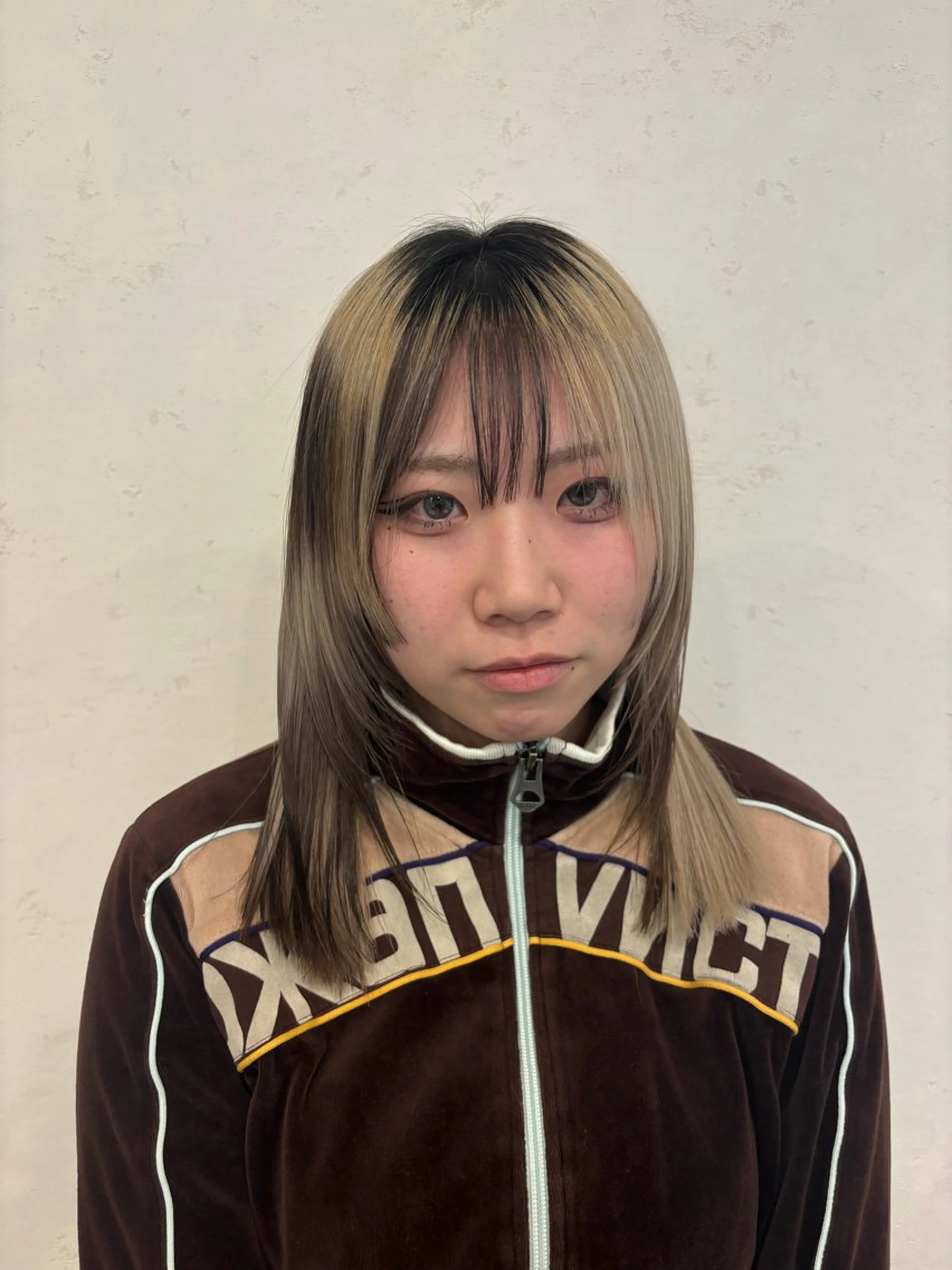 セミロング カット ヘアカラー トリートメント くびれヘア/髪質改善 はるのヘアスタイル