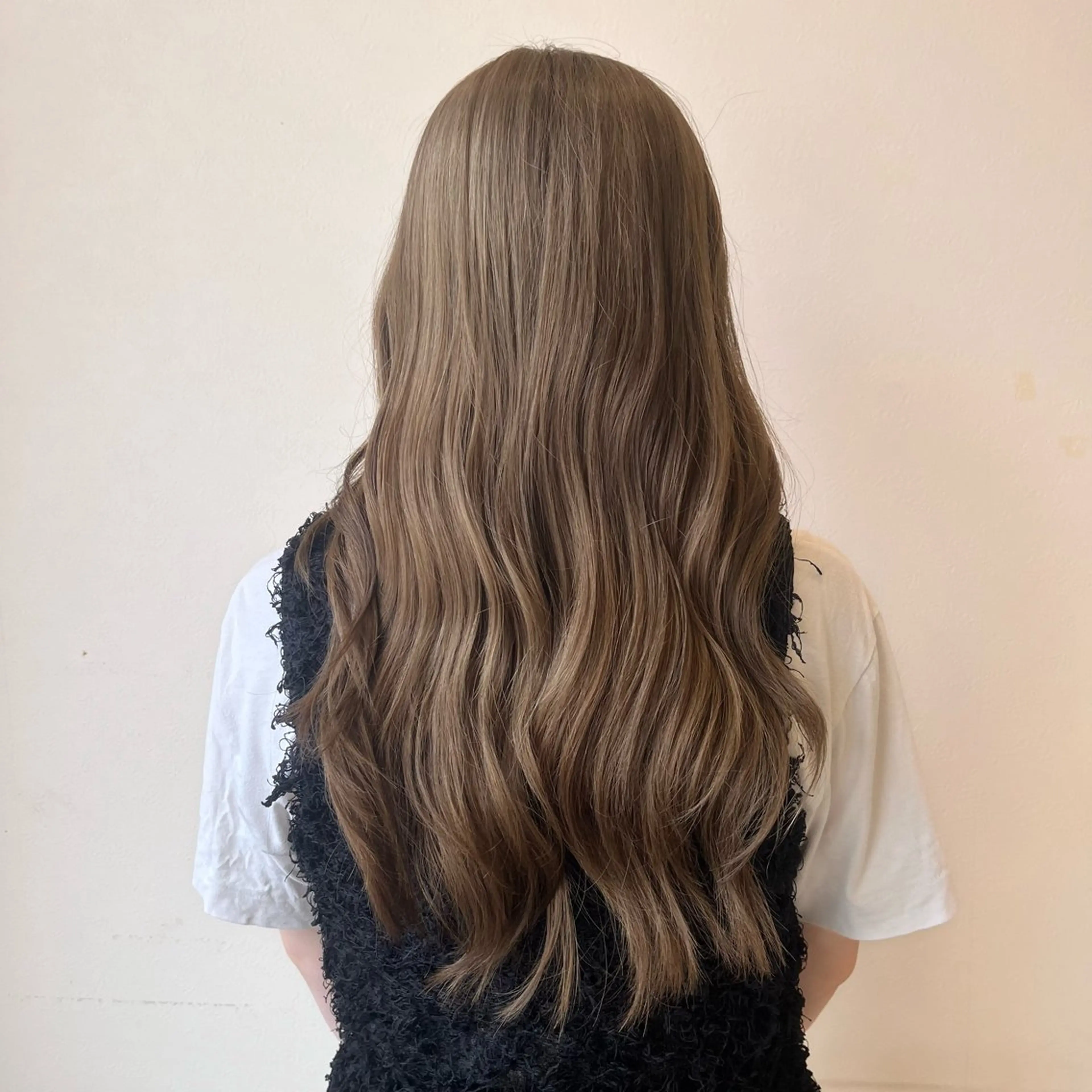 ロング カット ヘアカラー トリートメント 五味優莉🫧 ͛.* 似合わせ/レイヤーのヘアスタイル