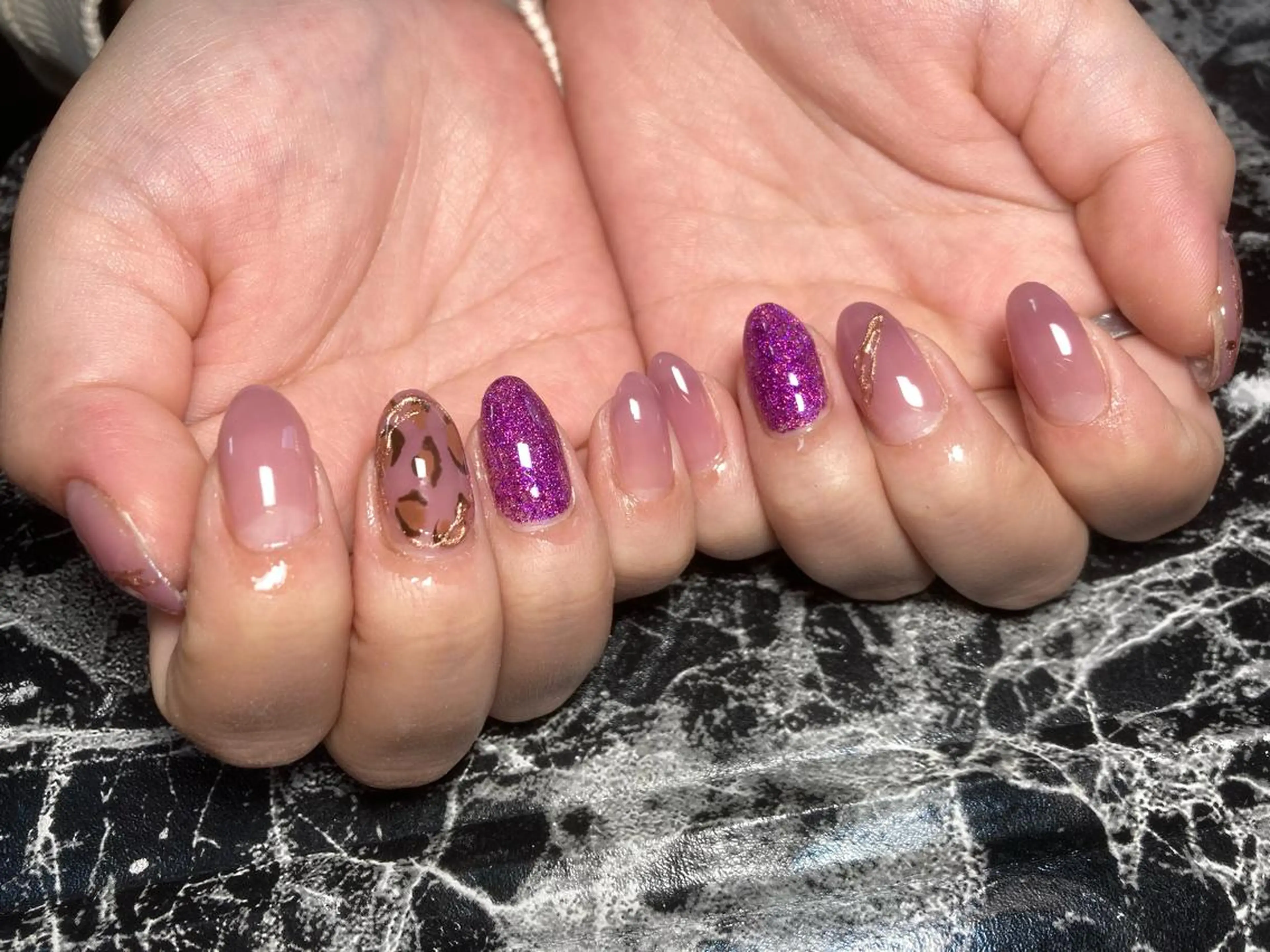 ショート ネイル ハンドネイル フットネイル ✴︎ Delightのネイルデザイン