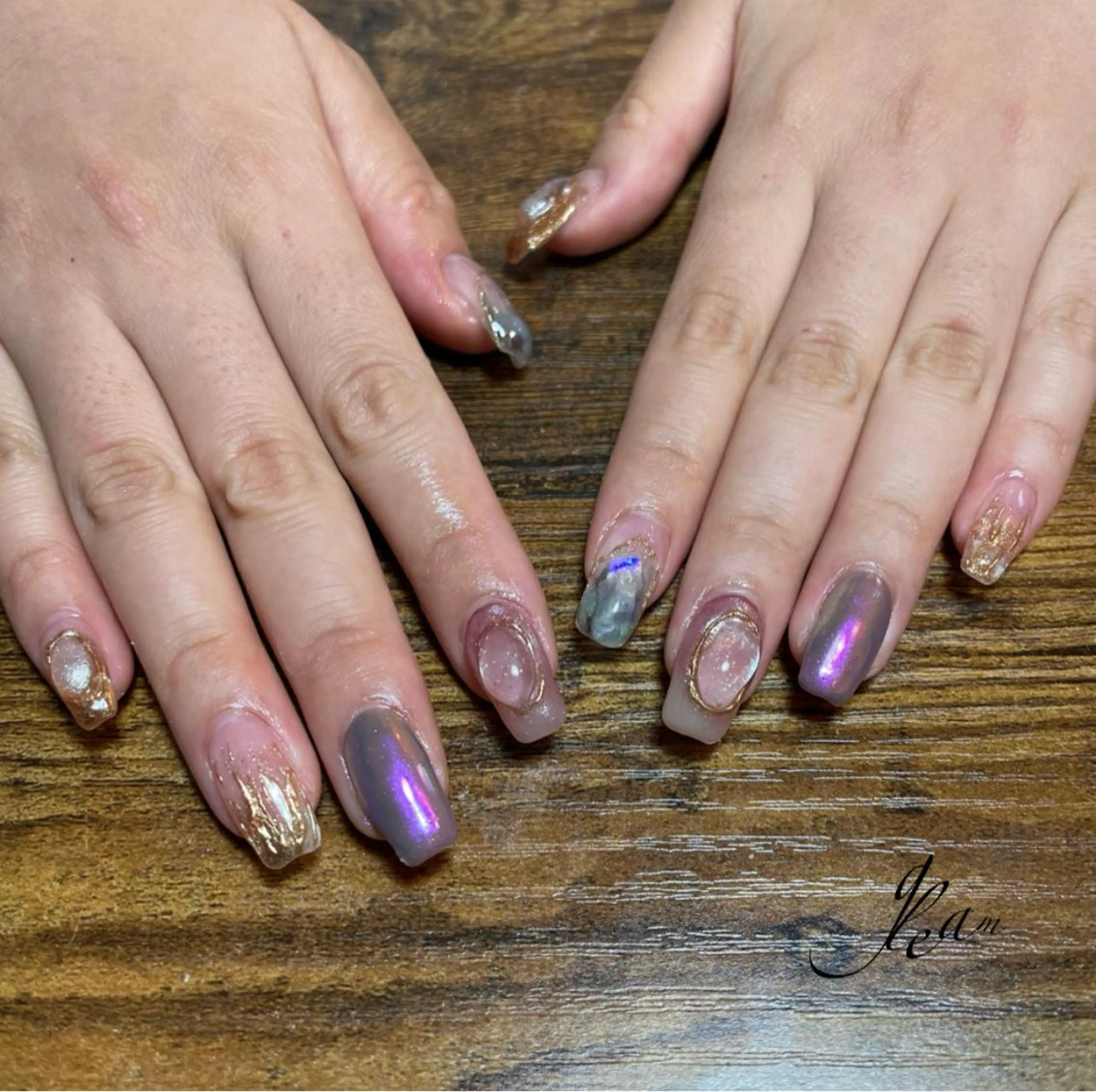 ネイル ハンドネイル gleam所属・gleam✴︎ sayakaのネイルデザイン