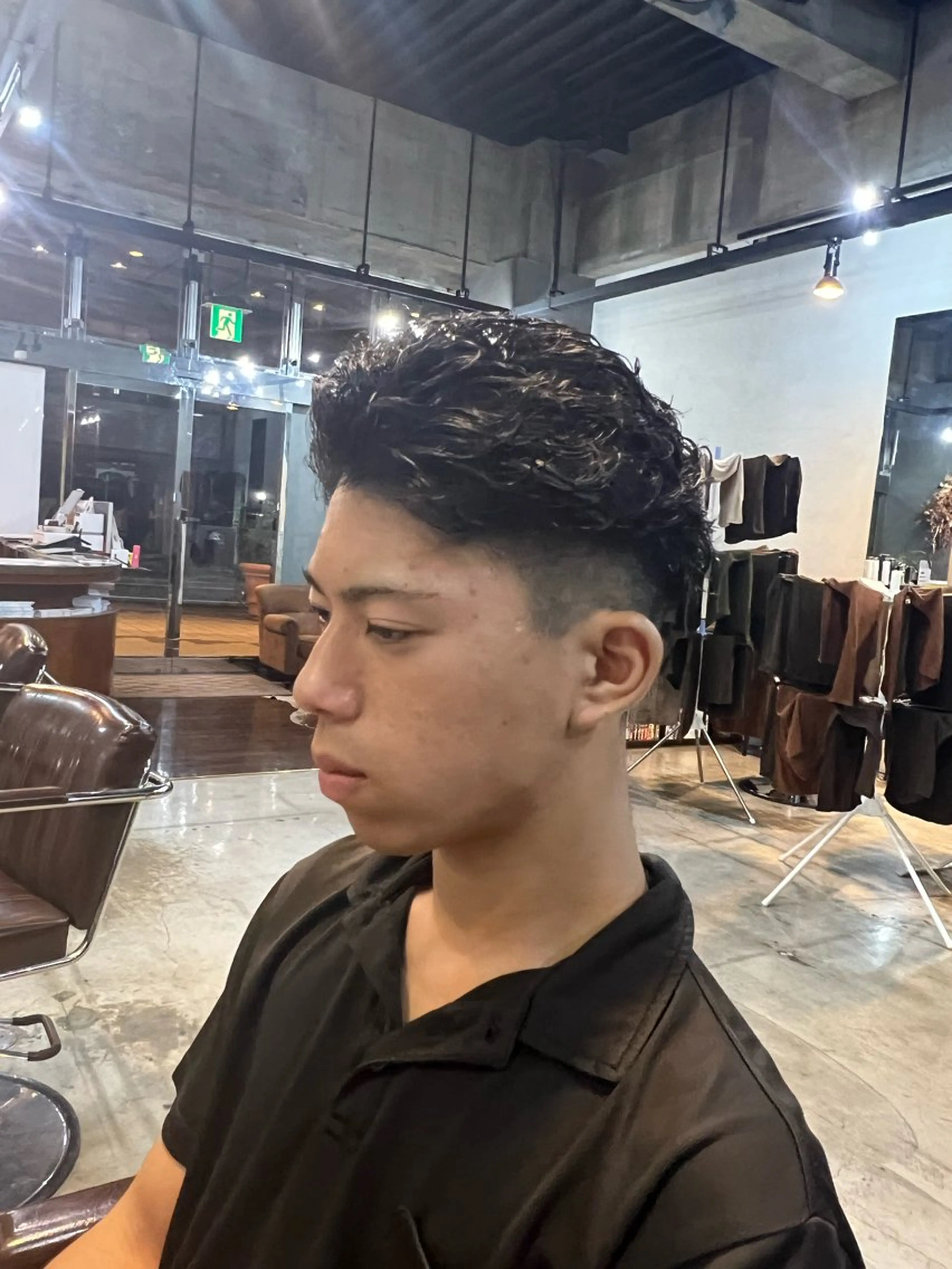 ショート パーマ メンズ メンズパーマ Men's NAM 八角のヘアスタイル