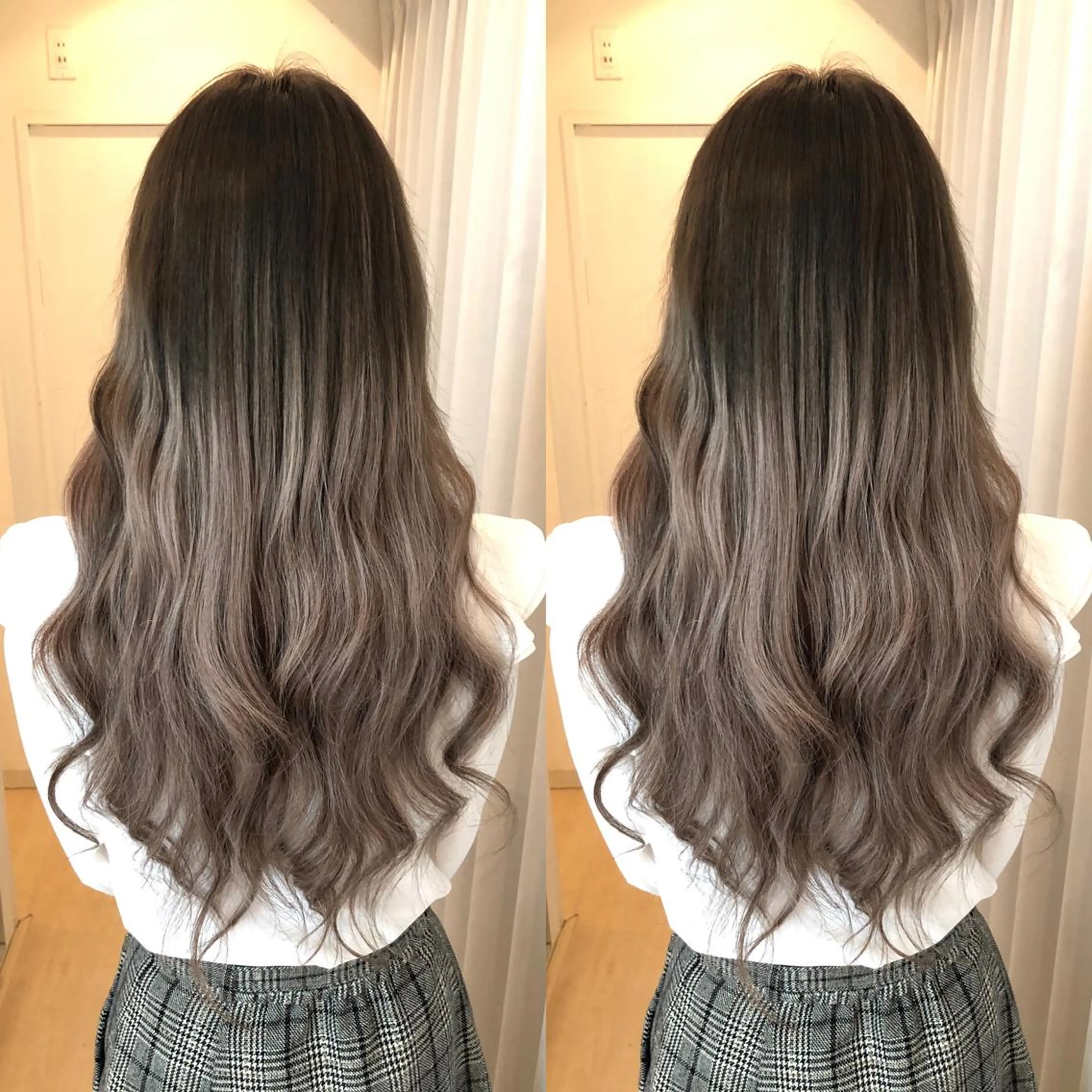 カット付🌈人毛シールエクステ80本☆36000円の写真