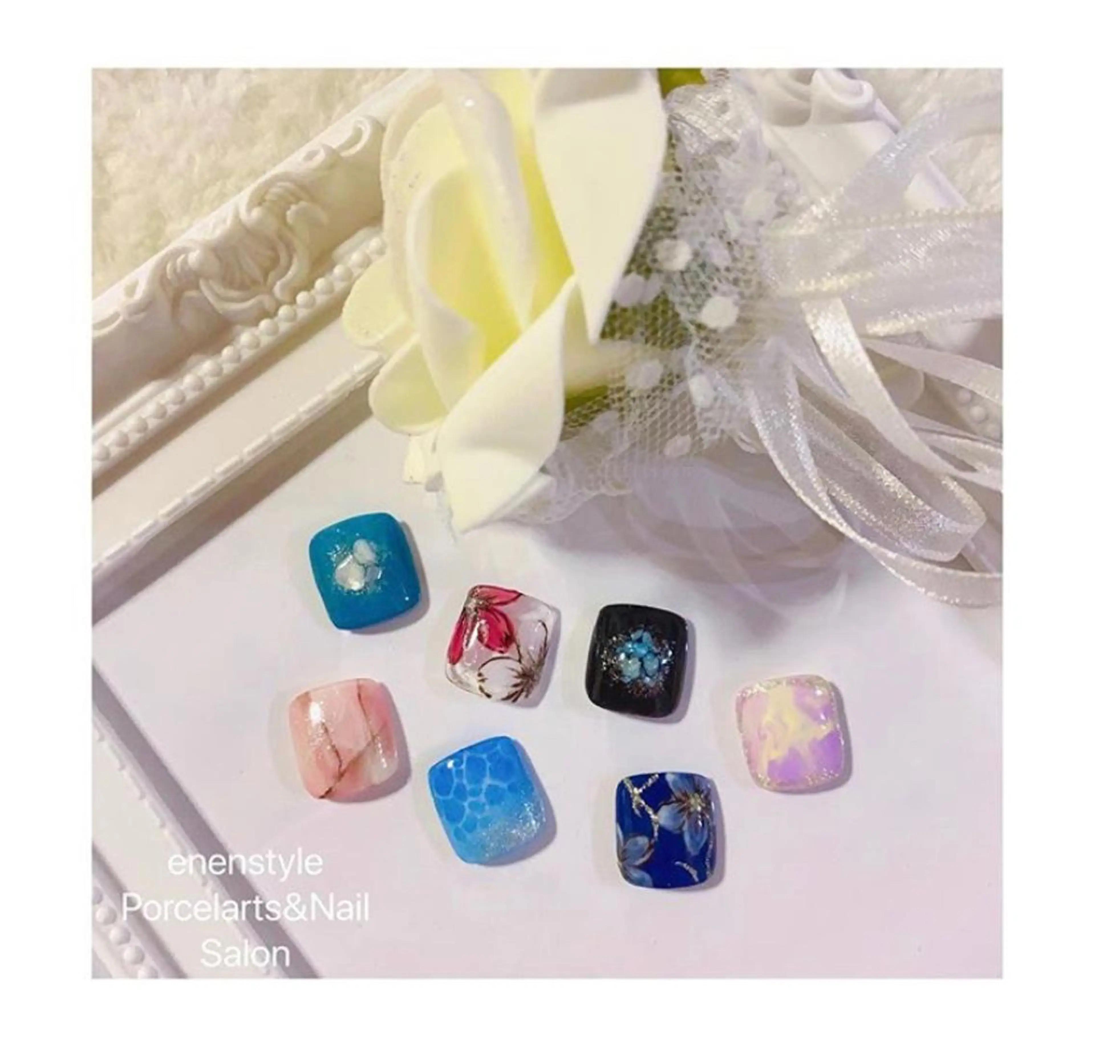 ショート ネイル 👑enen style👑のネイルデザイン