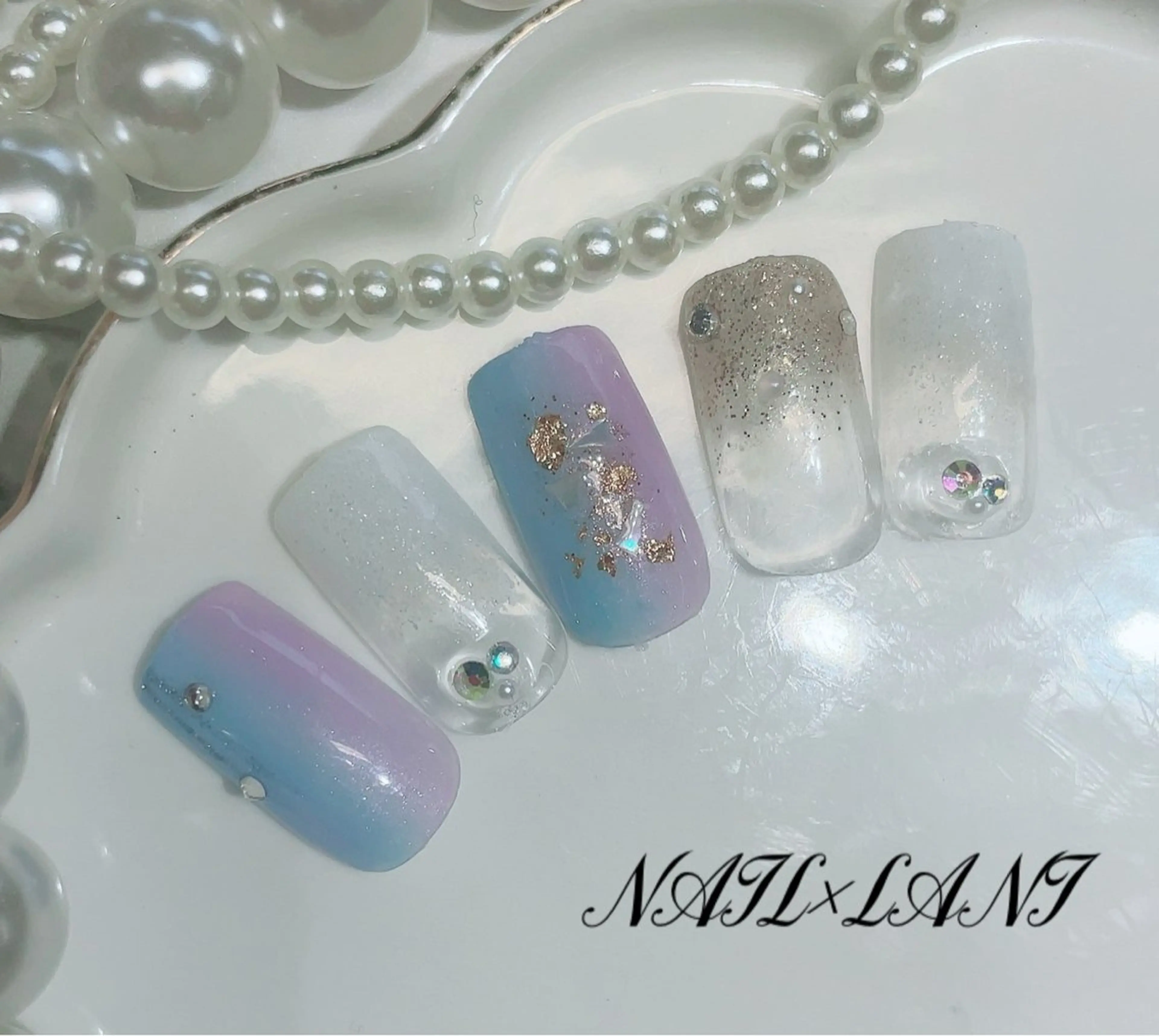 ネイル フットネイル ジェルネイル マグネットネイル パラジェル 練馬駅近ネイルラニ 不細工爪90分で美爪のネイルデザイン