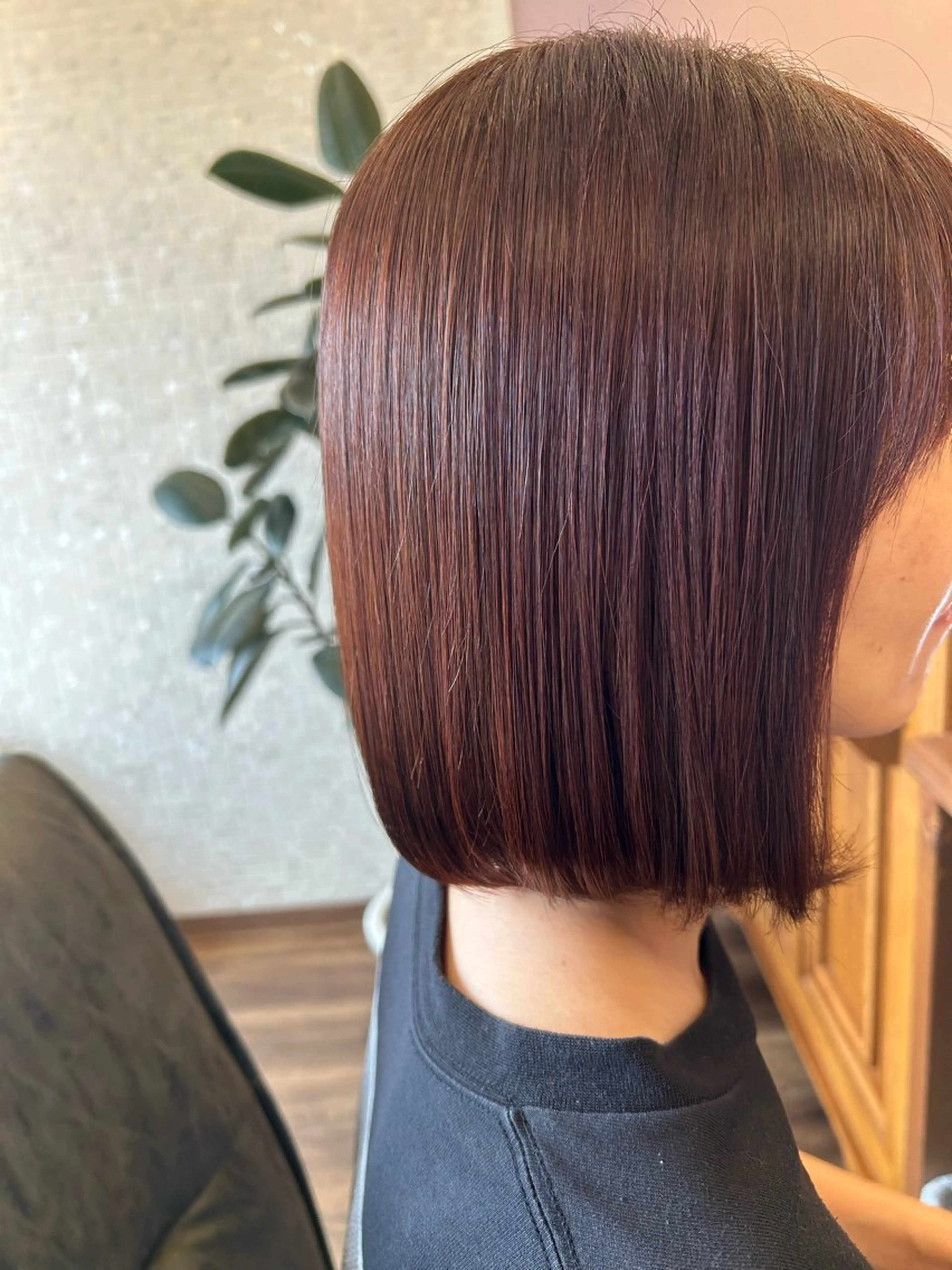 ミディアム 田淵 涼帆のヘアスタイル