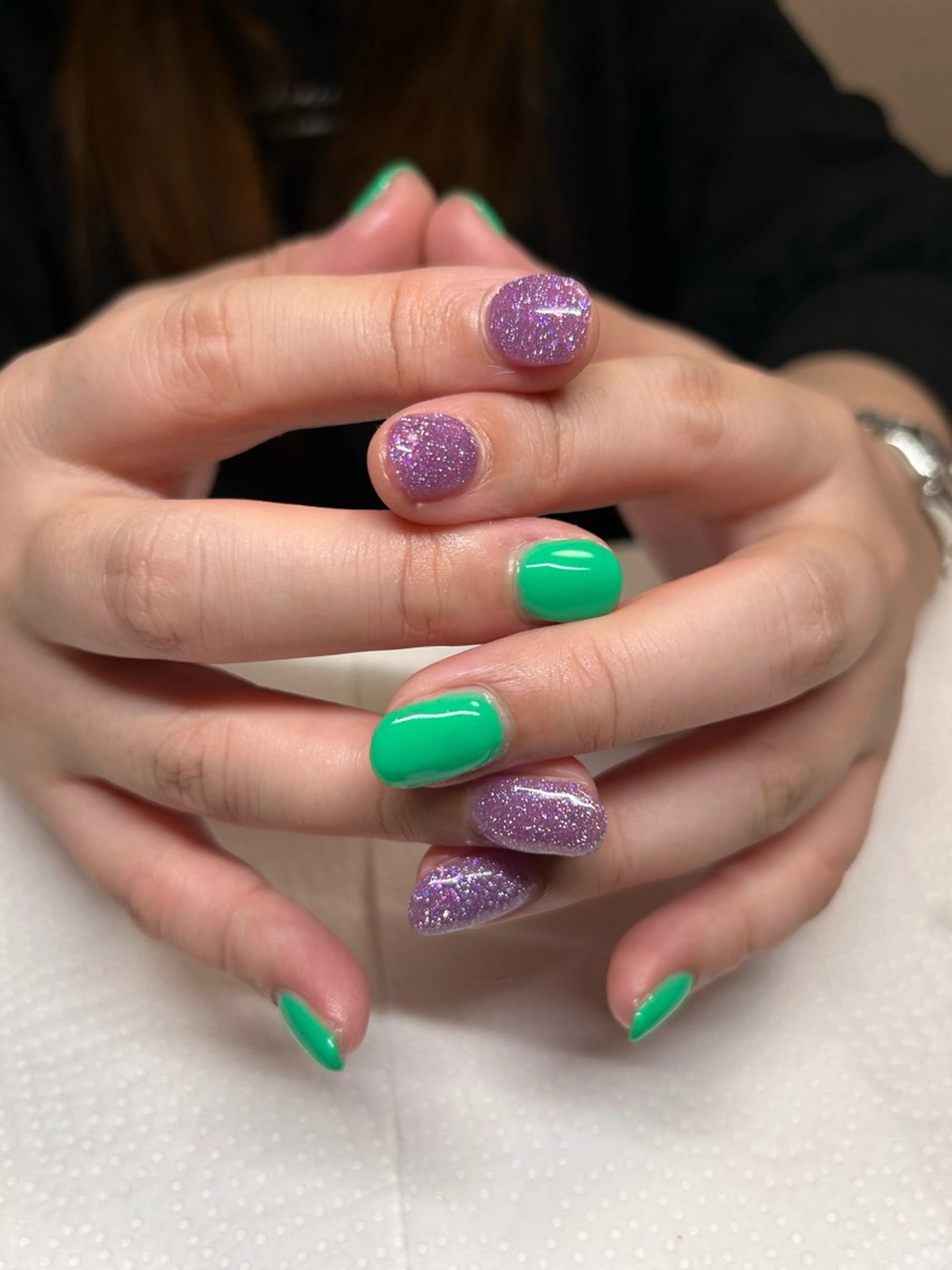 ネイル グリーン Bell Nailのネイルデザイン