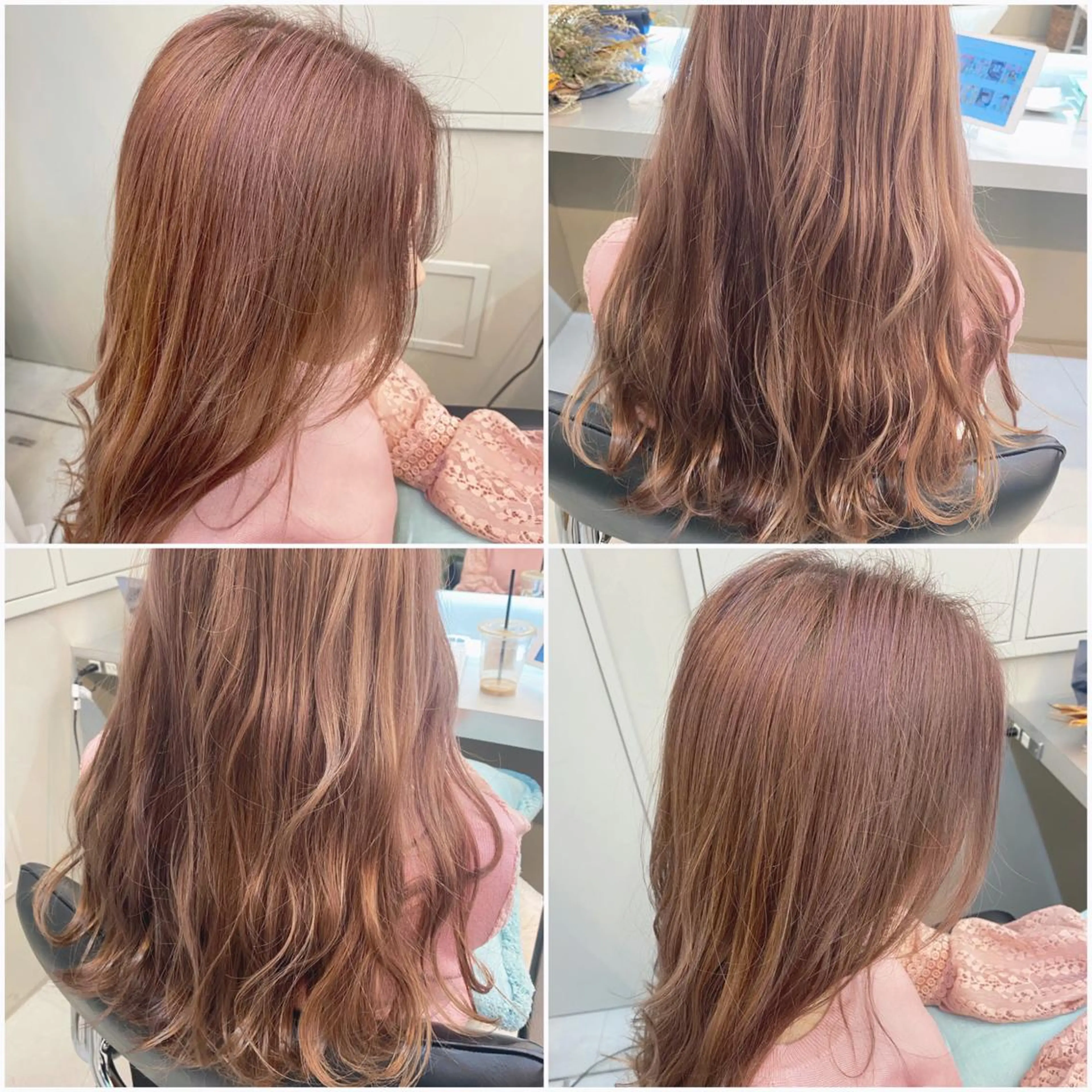 ロング カラー 岡野 静華のヘアスタイル