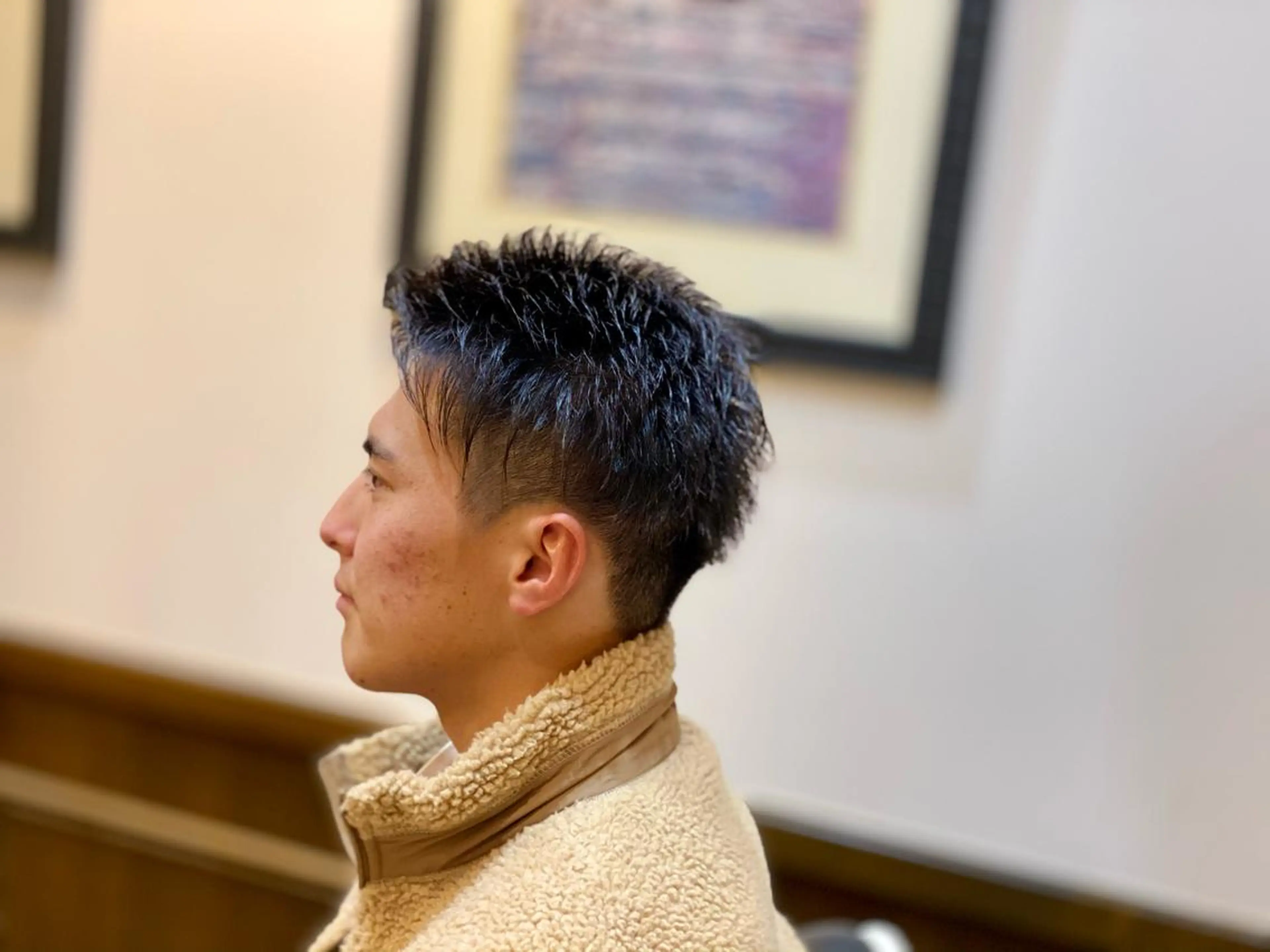 ショート メンズ 竹林 烈のヘアスタイル