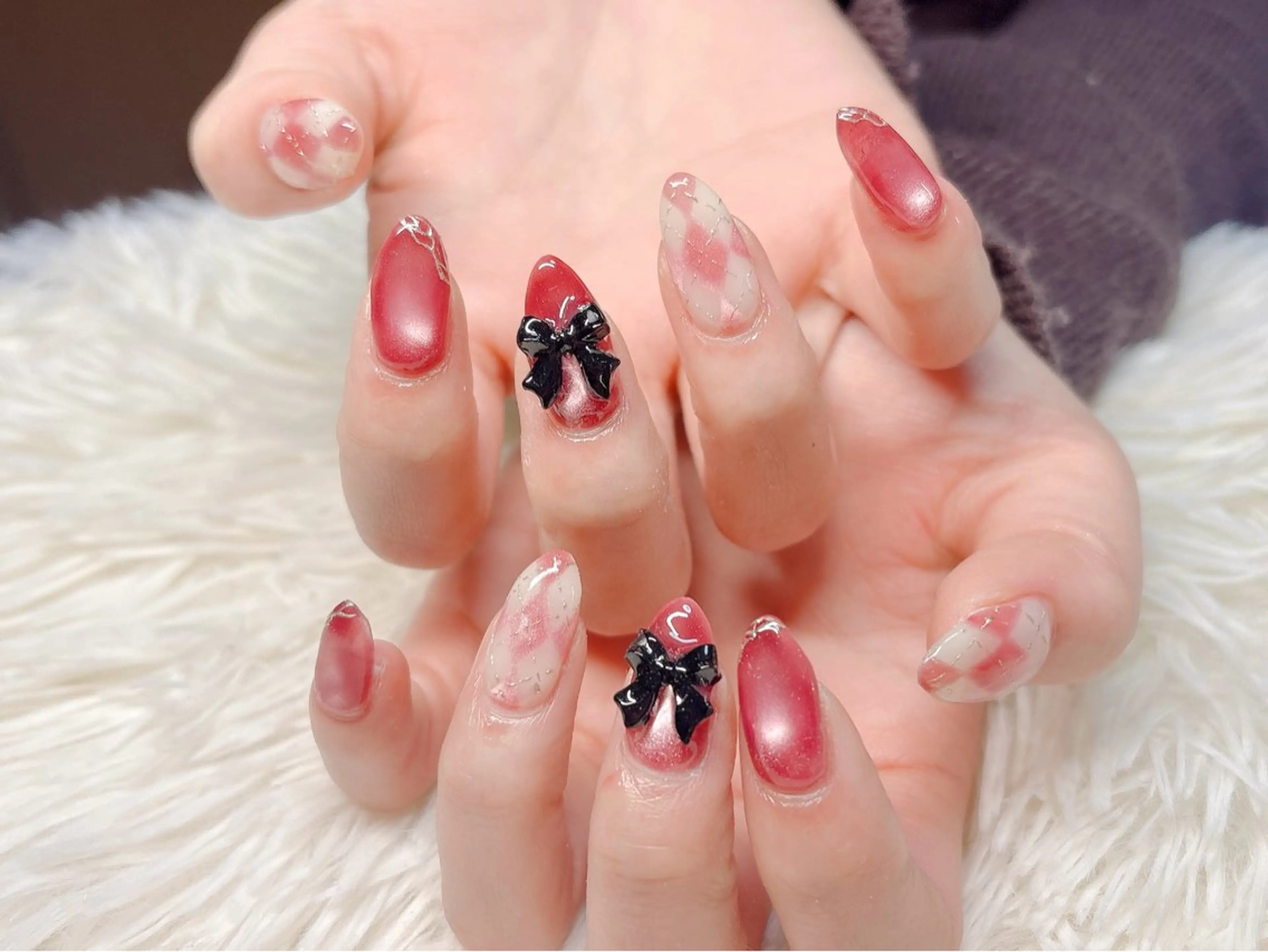 ネイル ハンドネイル パッチリオメメ Lianaのネイルデザイン