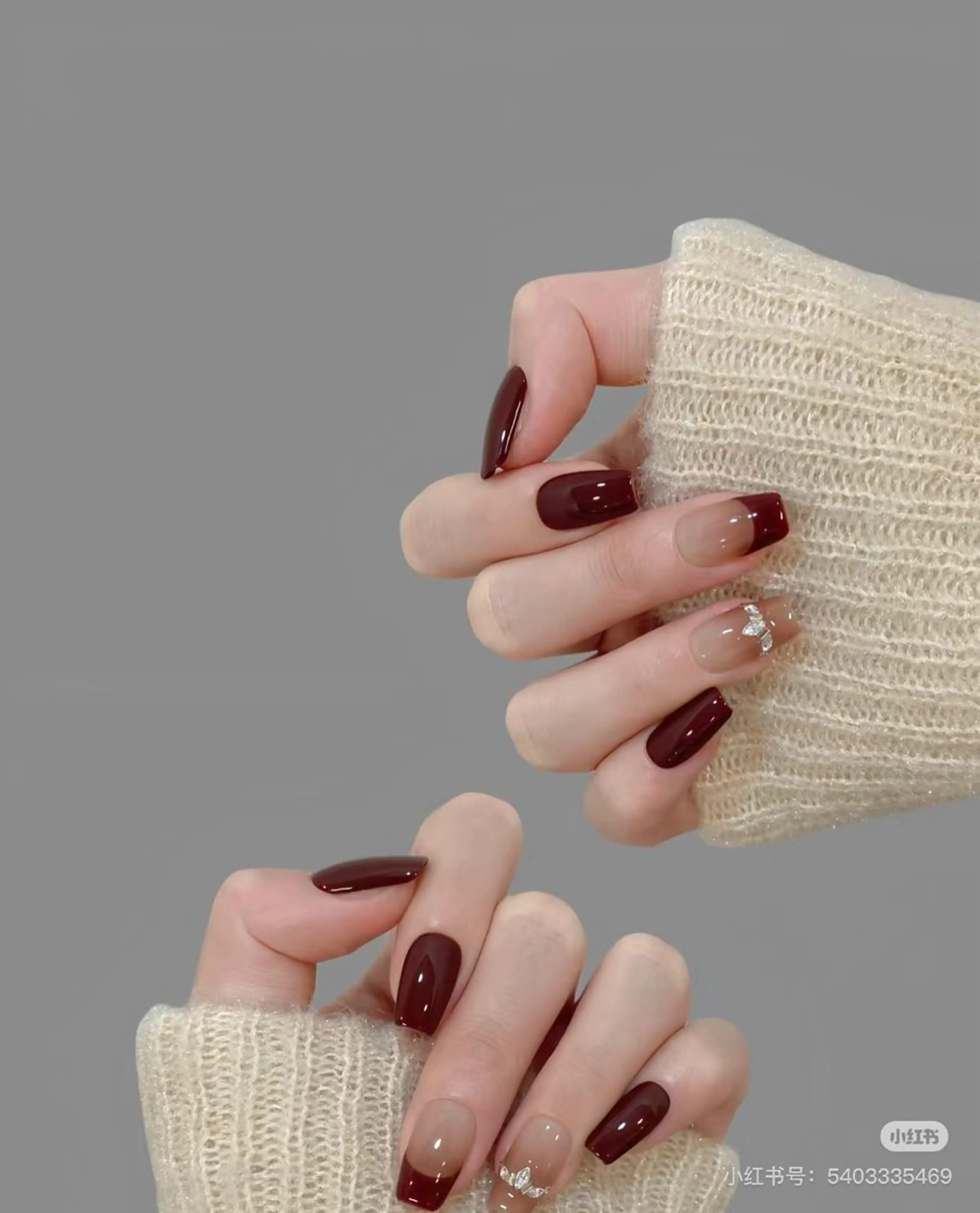 ネイル 成人式 ジェルネイル ネイルチップ ハンドネイル MoMoA Nail ネイル長さ出し専門店のネイルデザイン