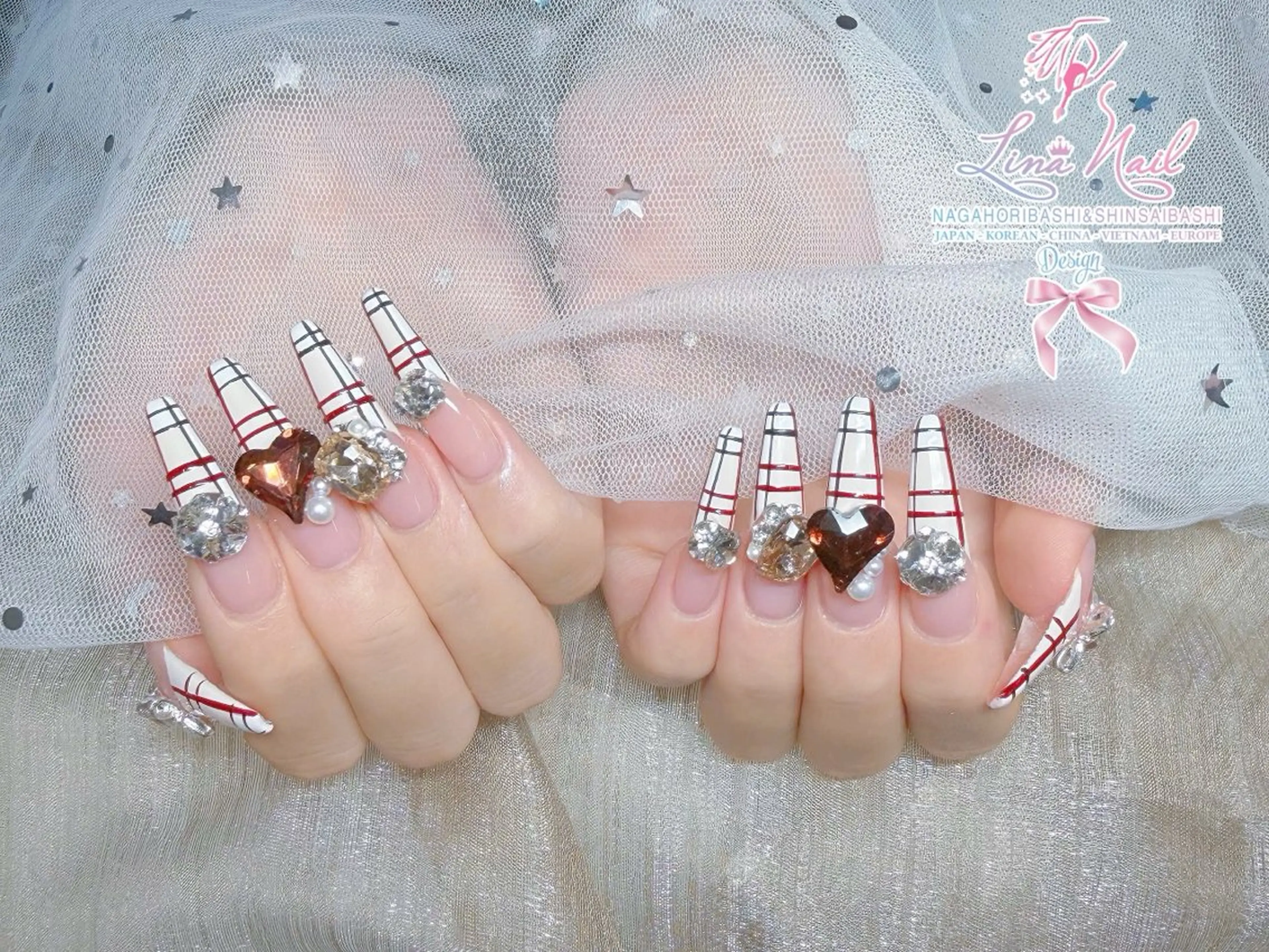 ネイル フットネイル ジェルネイル 持ち込み ネイルチップ ハンドネイル リナネイル 長堀橋店／東心斎橋店のネイルデザイン