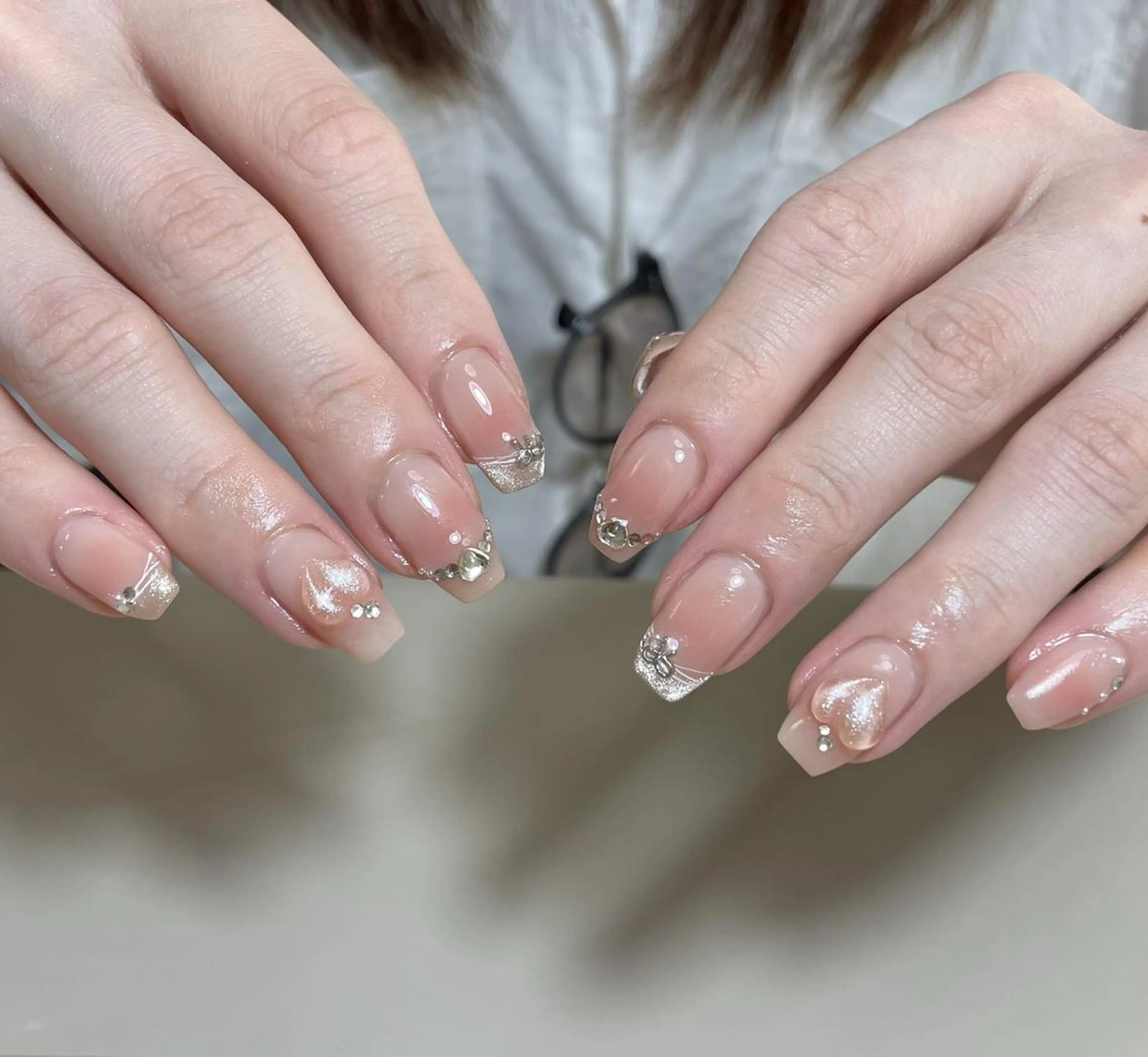 ネイル ハンドネイル ハンドケア 🍑 momo_nailのネイルデザイン