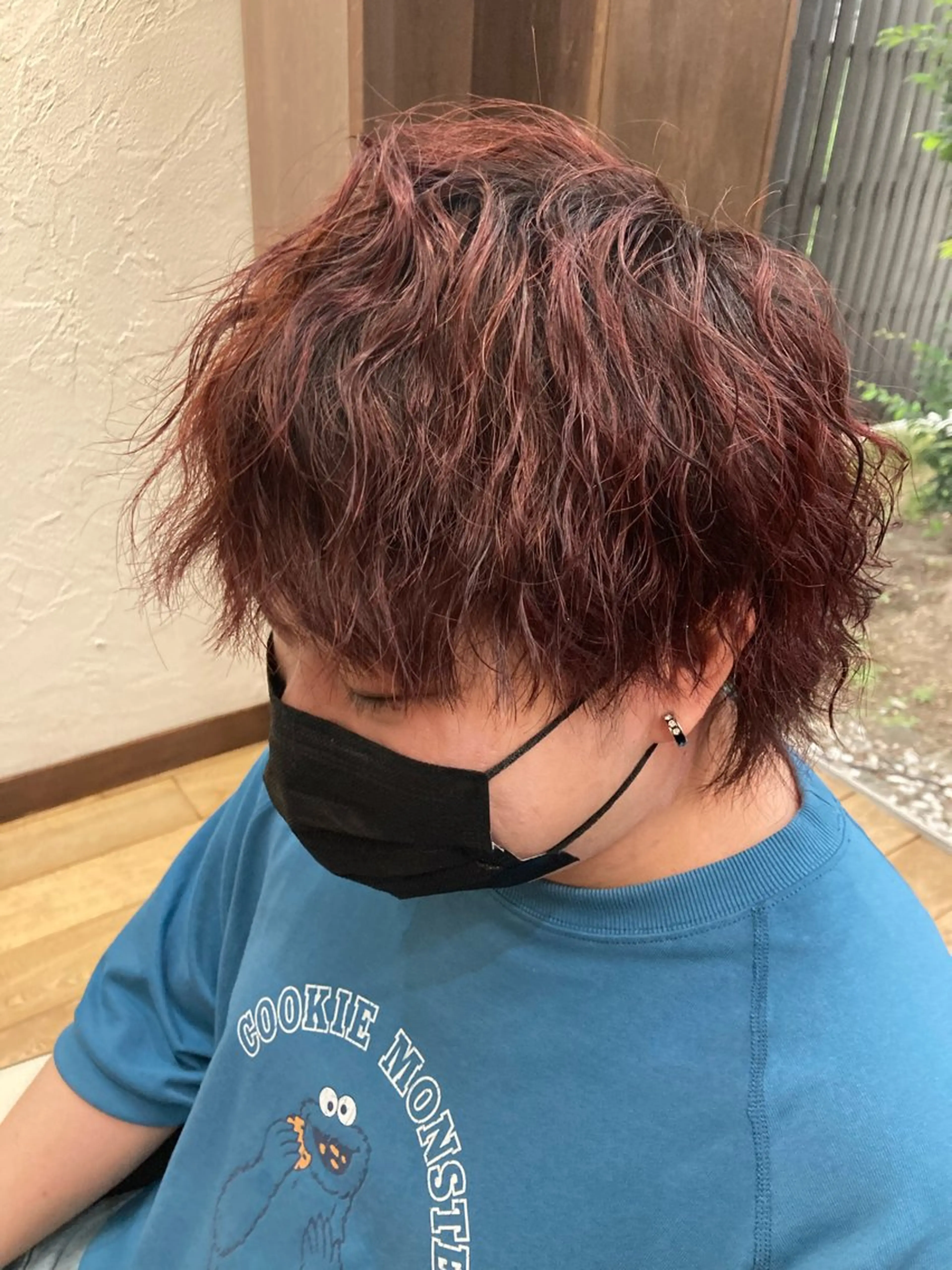 ショート ウルフカット カット パーマ 長谷川 朋樹のヘアスタイル