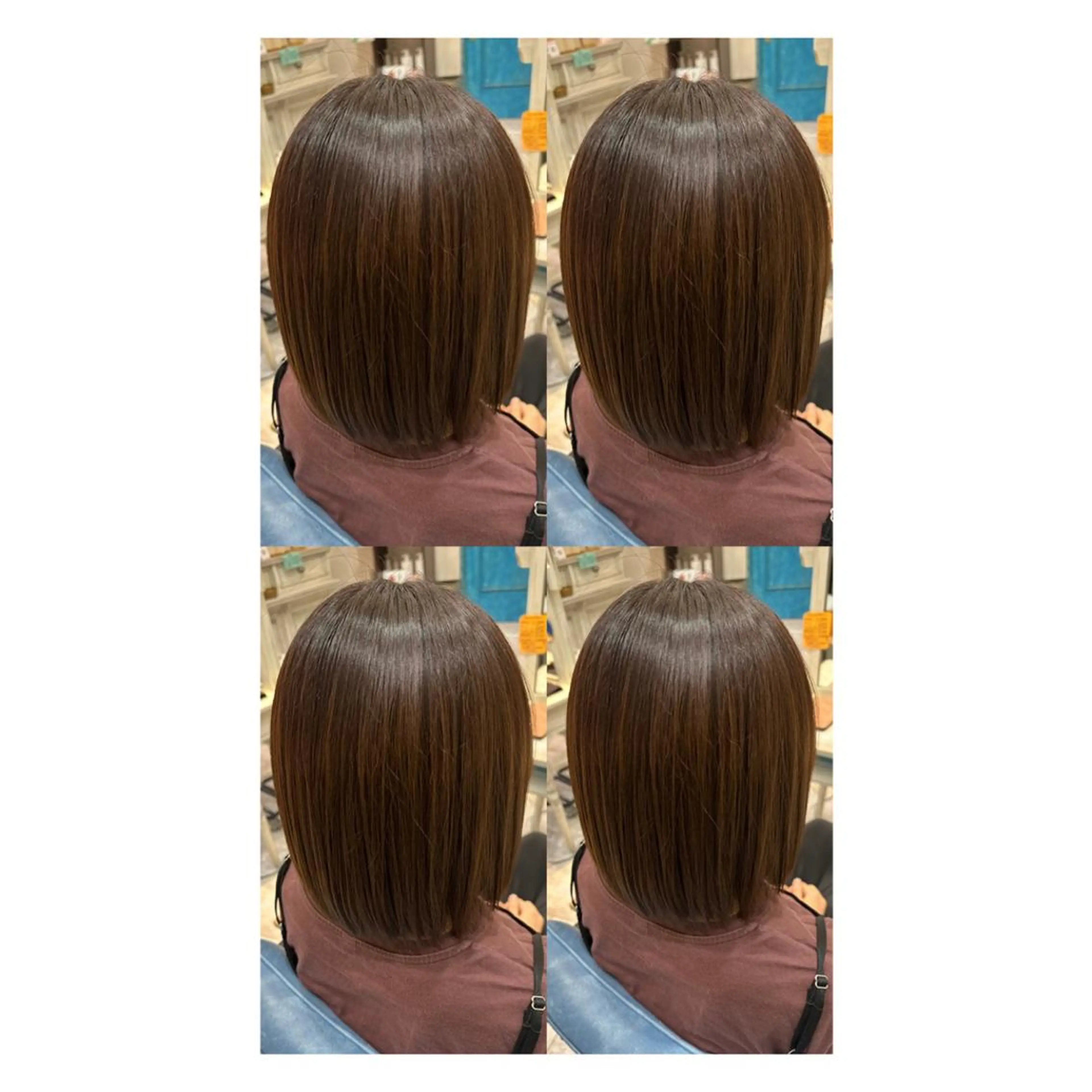 ミディアム カラー ヘアカラー トリートメント 店長✨レイヤー✖️ 髪質改善✖️韓国ヘアのヘアスタイル