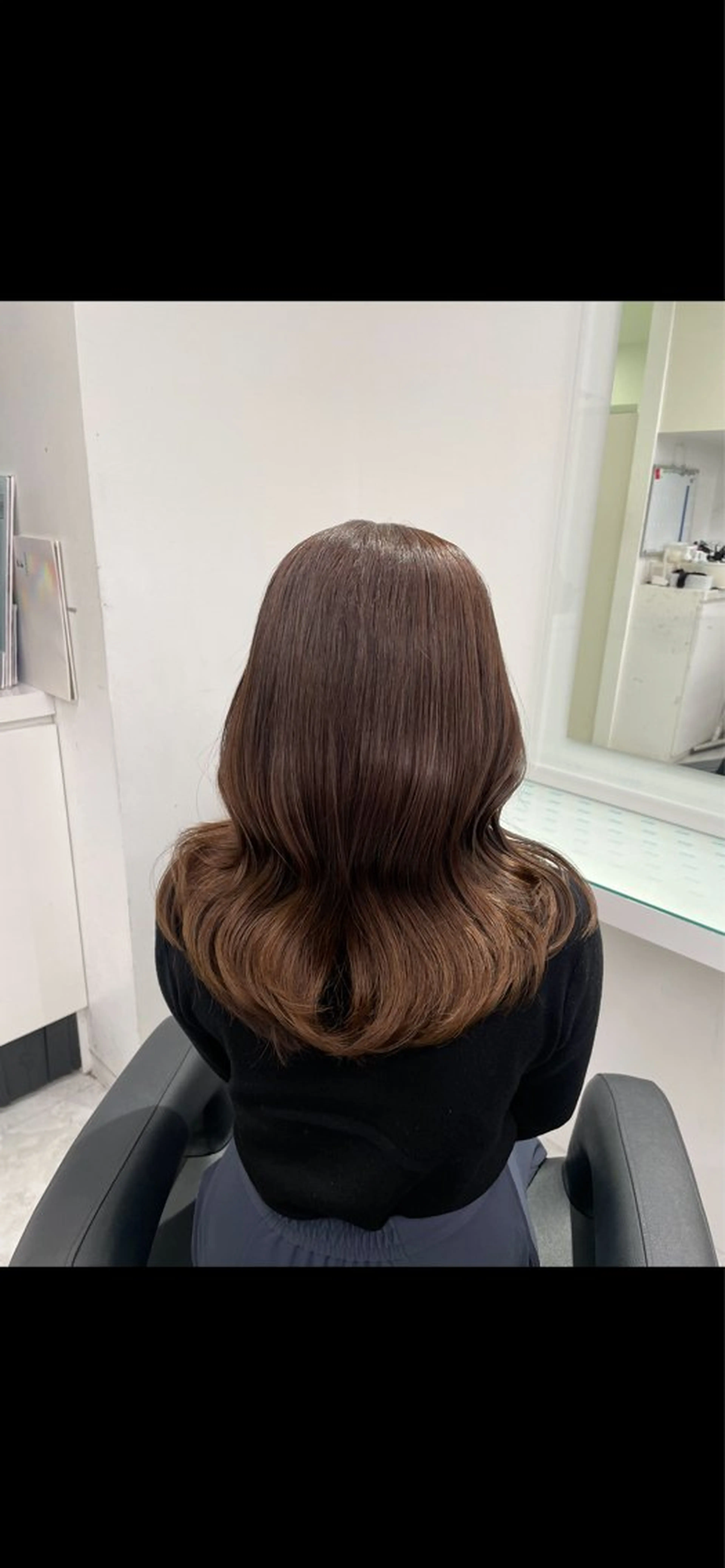 セミロング カラー ヘアカラー トリートメント ヘアセット ❄最強かわいいカラー ❄️MINA❄️のヘアスタイル