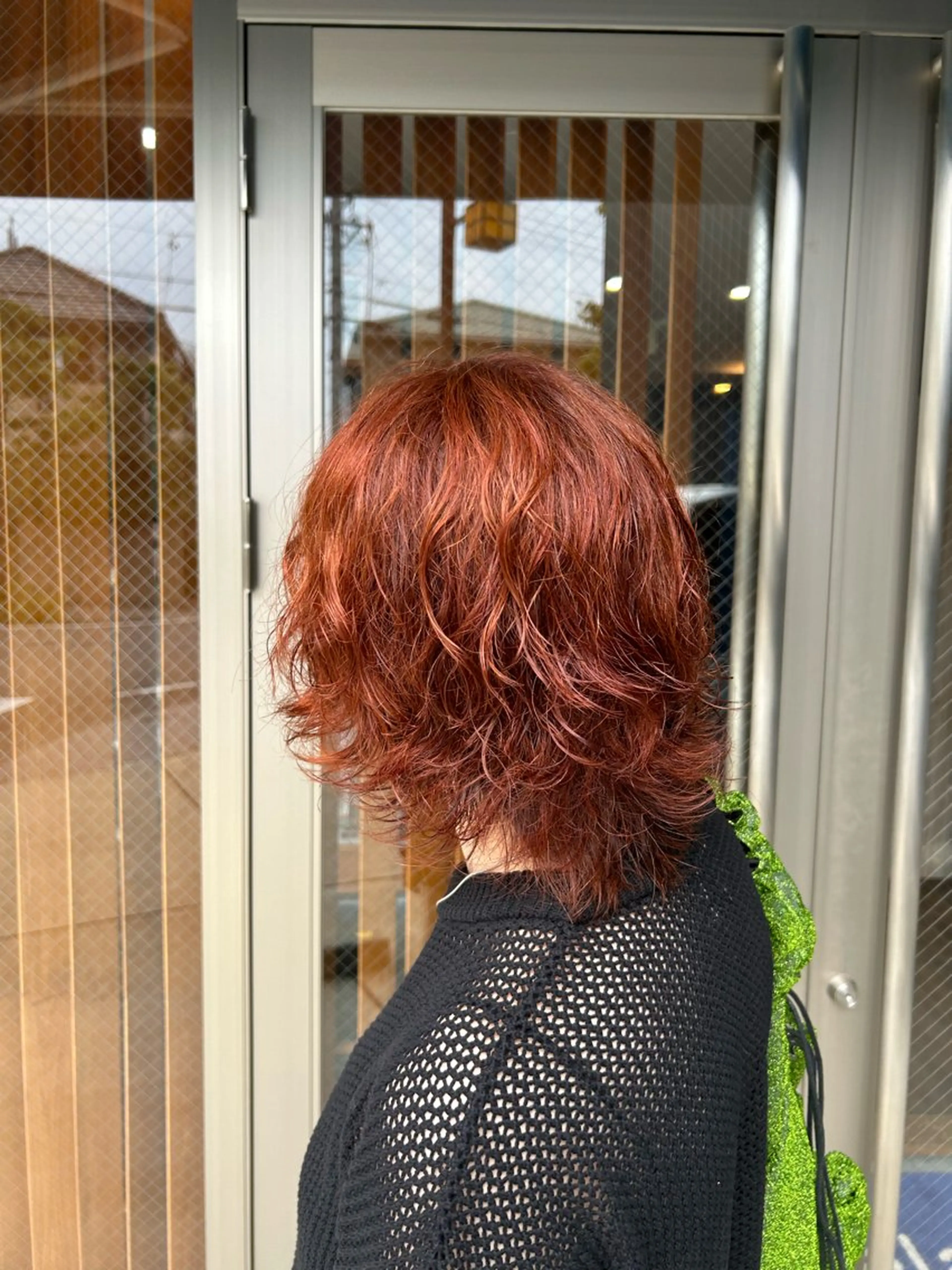 ミディアム カラー 高浜 夕海のヘアスタイル