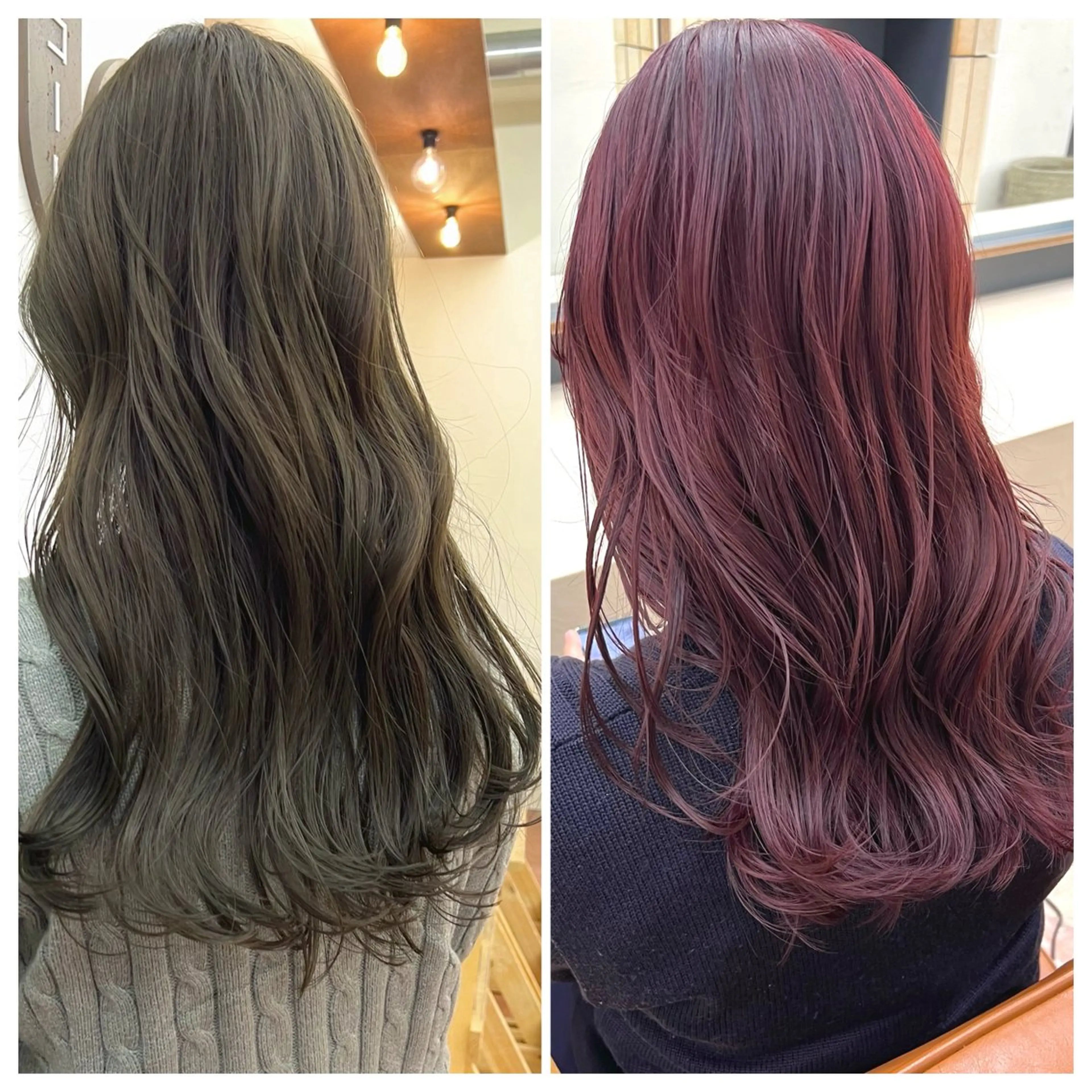 セミロング カラー カット ヘアカラー トリートメント 矢場町/栄/上前津/ 佐藤祐希のヘアスタイル